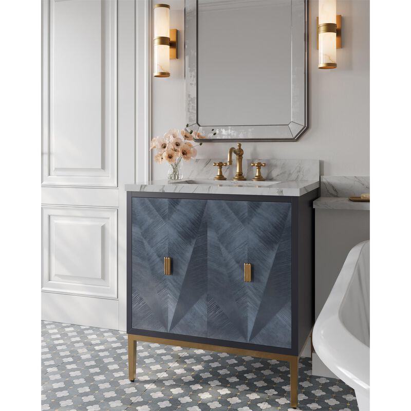 Kallista 30 Inch Bath Vanity Cabinet by Currey & Company