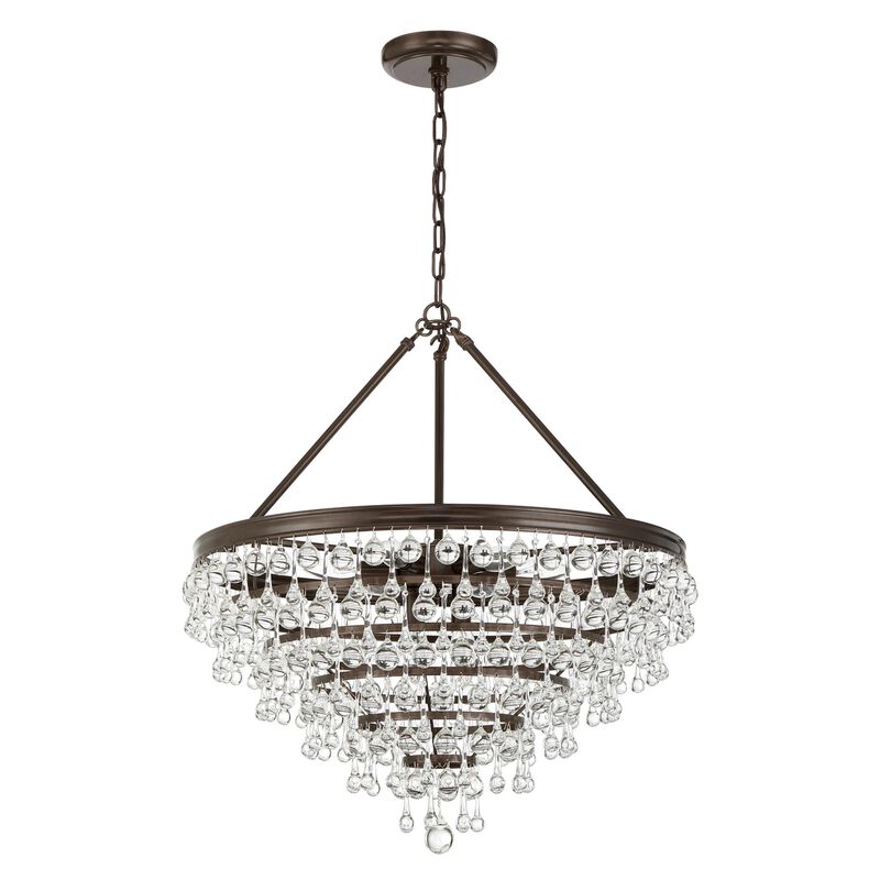 Calypso 27 Inch Chandelier by Crystorama