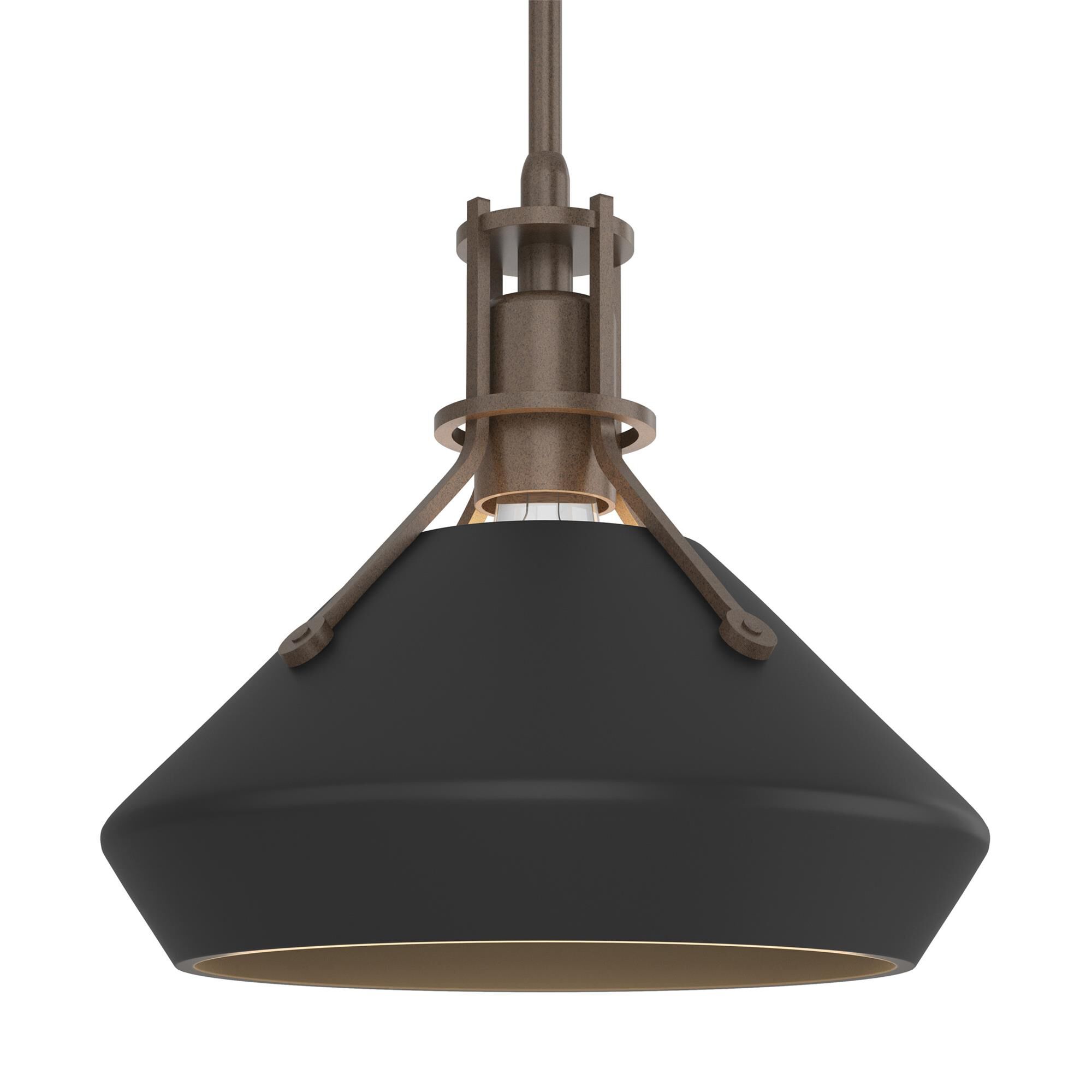 Shown in Bronze finish and Black  accent