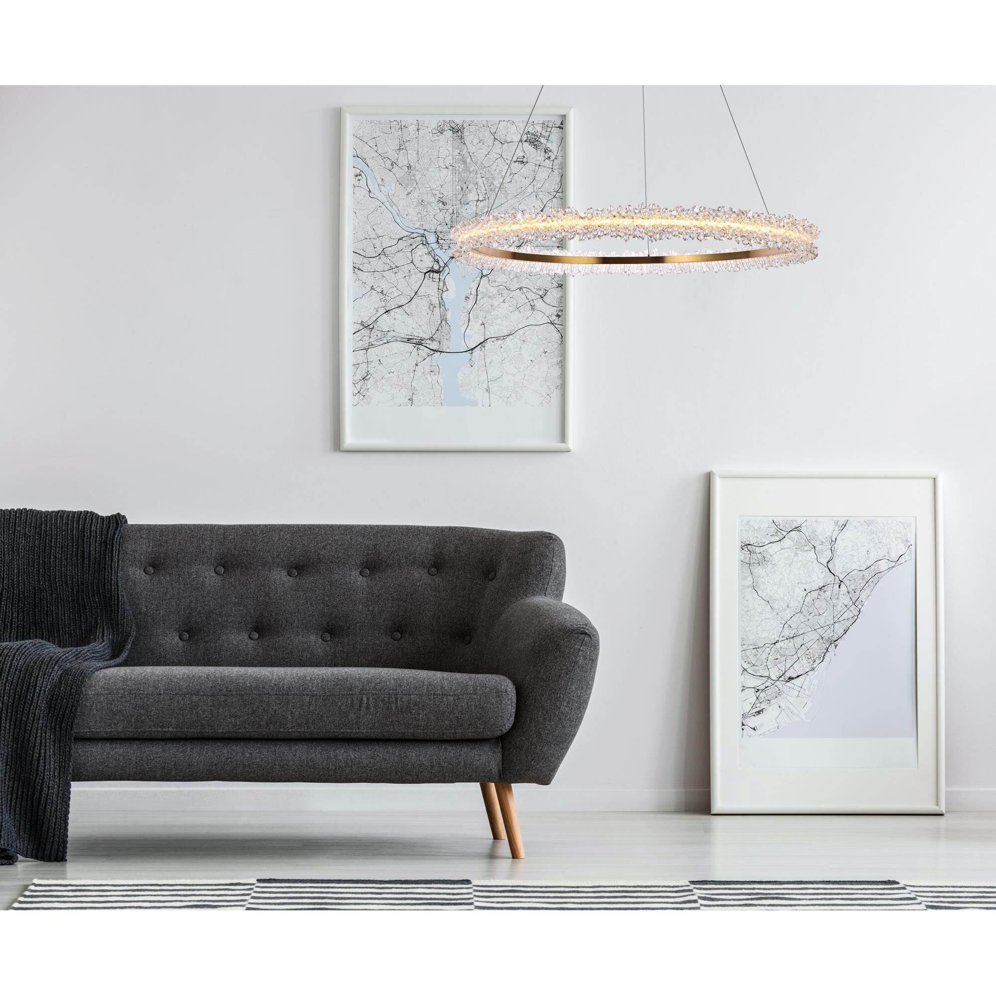 Elegant Lighting Laurel 33 Inch LED Chandelier