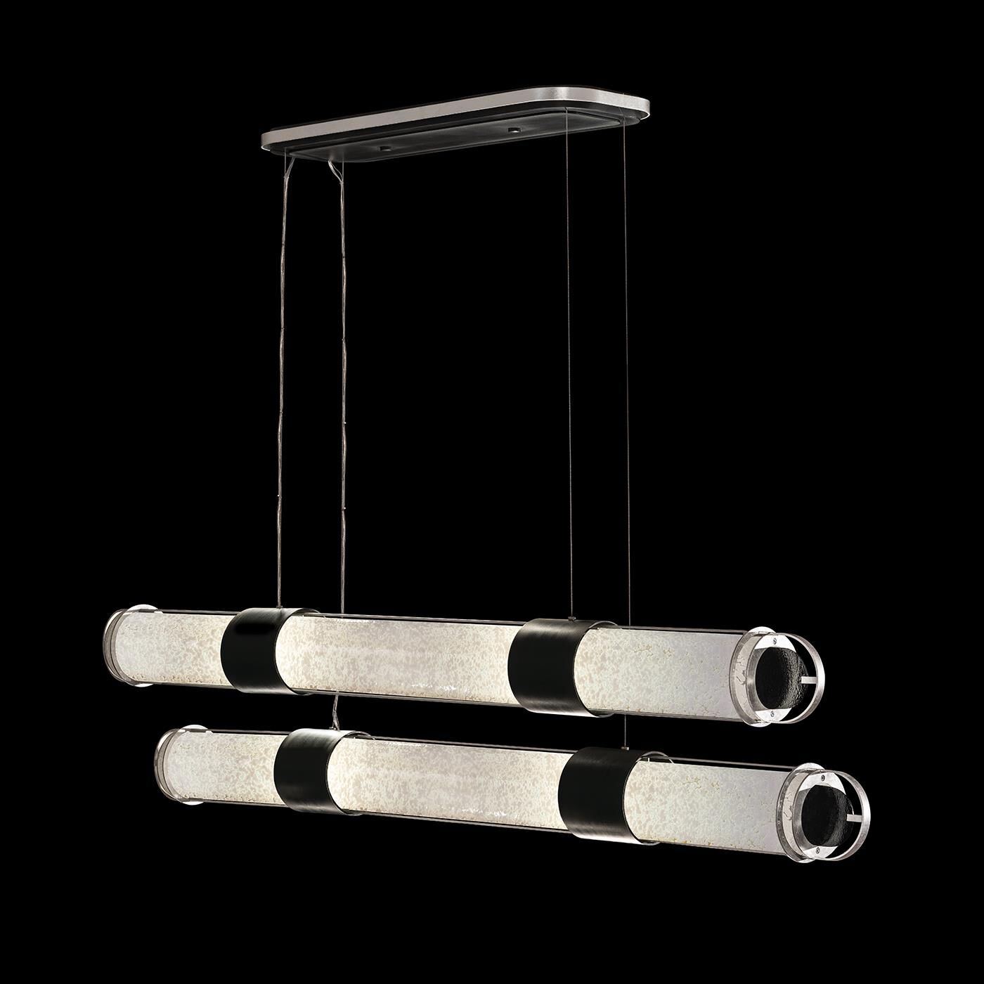 Bond Linear Suspension Light by Fine Art Handcrafted Lighting