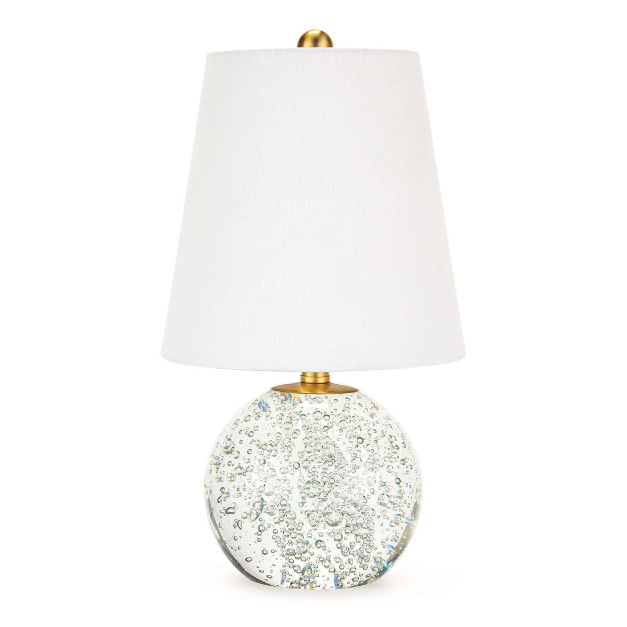 Shown in Clear finish and Linen shade