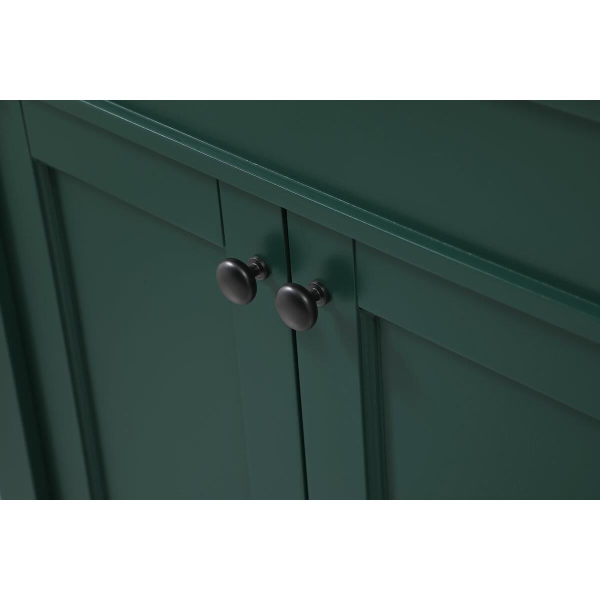 Shown in Green finish and Single Bathroom Vanity accent