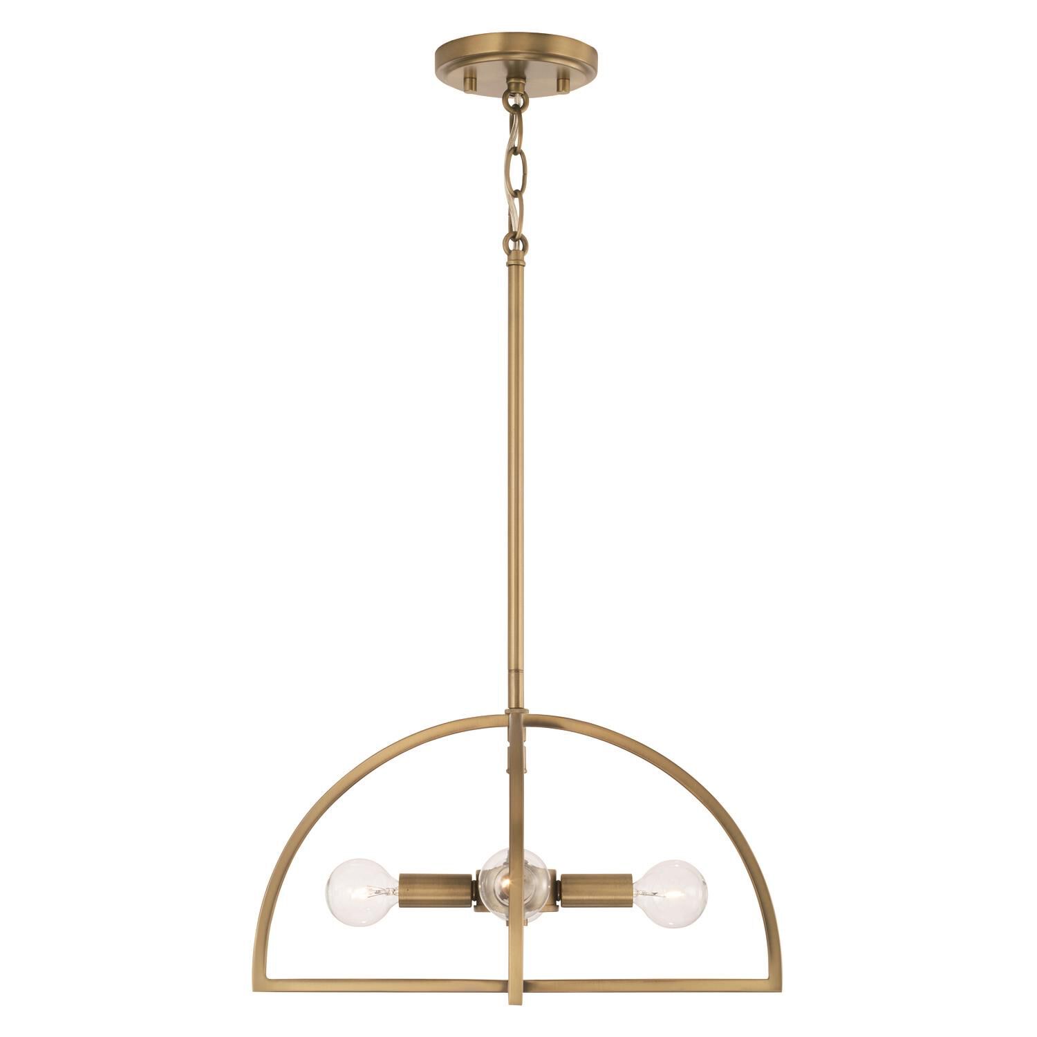 Lawson 15 Inch 4 Light Semi Flush Mount by Homeplace by Capital Lighting Fixture Company
