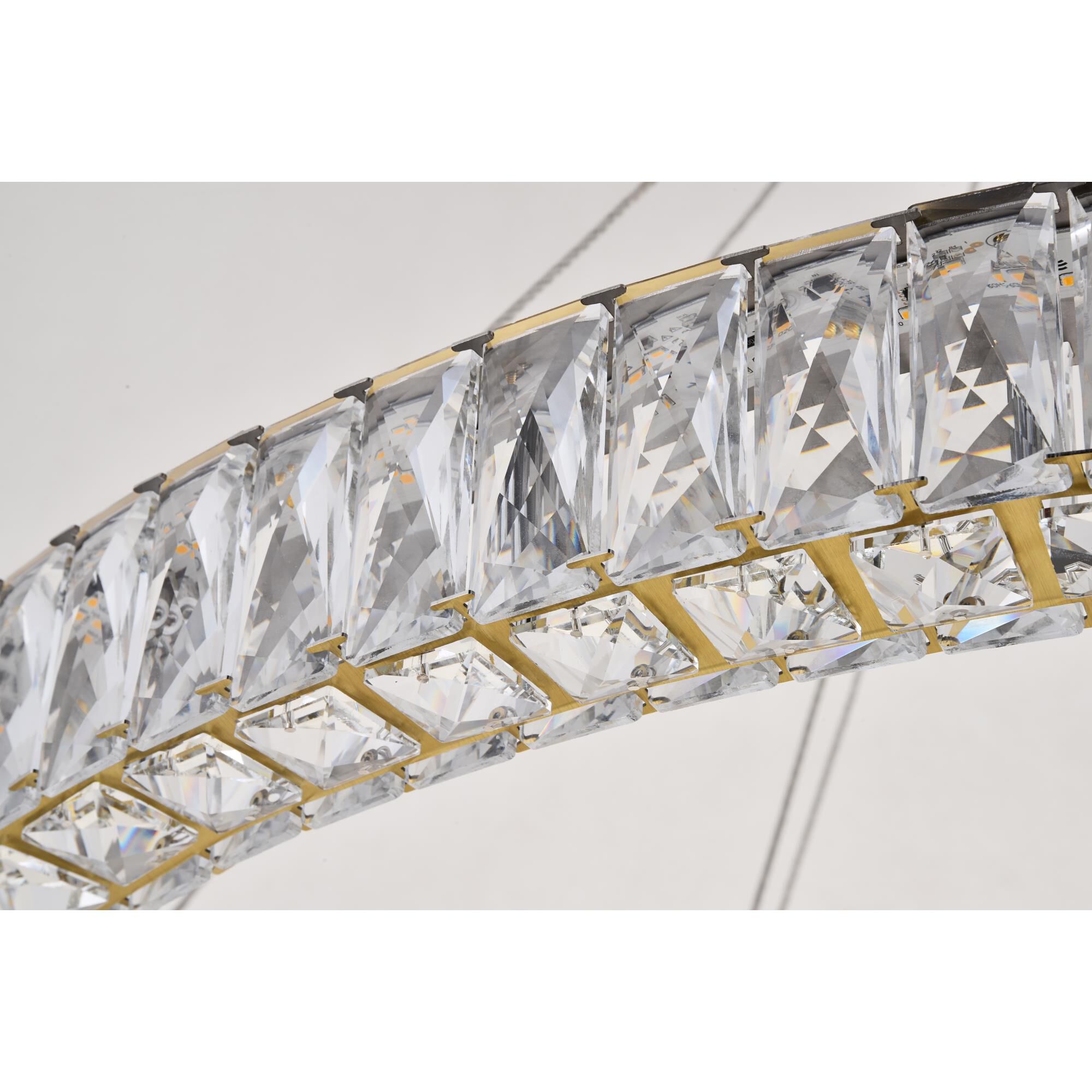 Monroe 42 Inch 1 Light LED Chandelier by Elegant Lighting