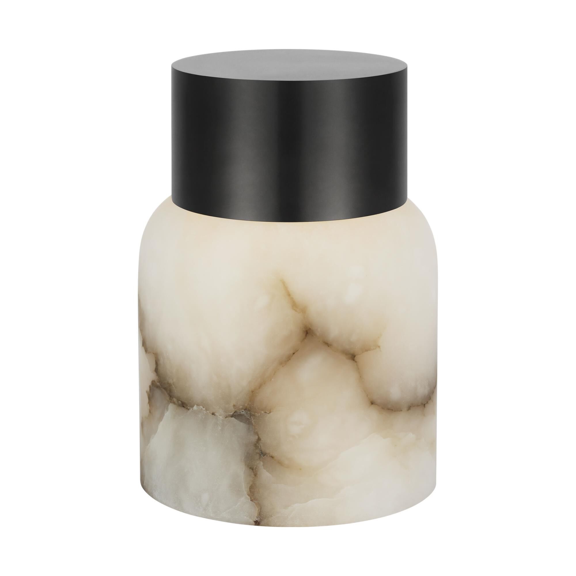 Shown in Bronze finish and Alabaster shade