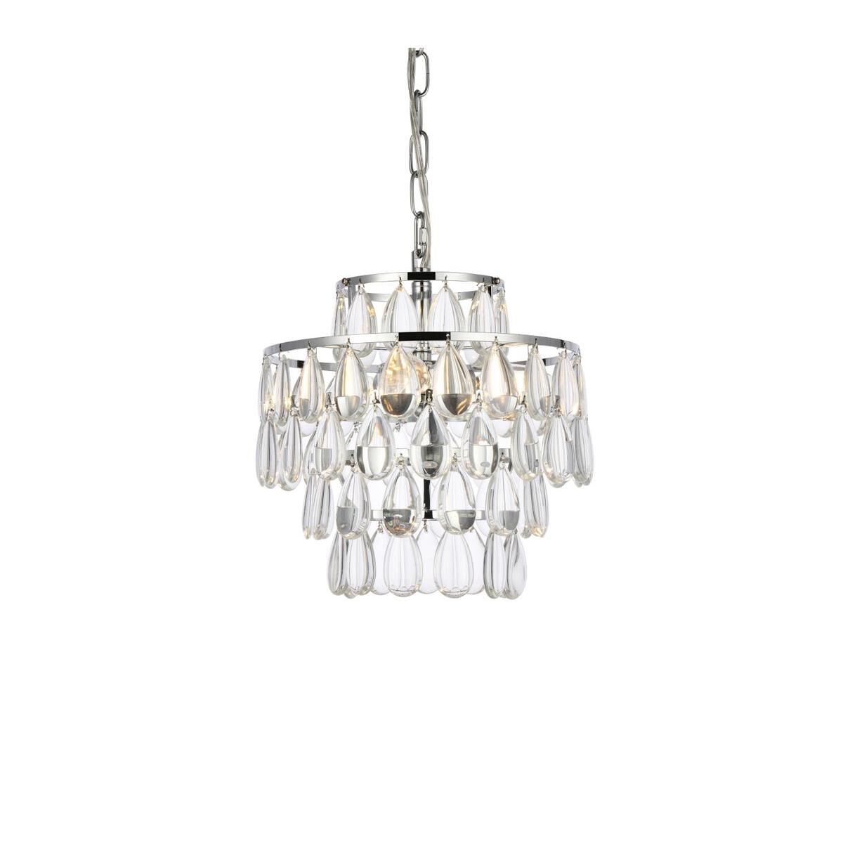 Shown in Chrome finish and Royal Cut Clear crystal