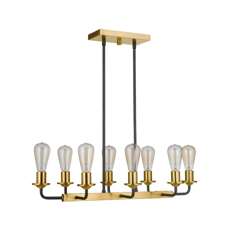 Randolph 30 Inch 8 Light Linear Suspension Light by Craftmade