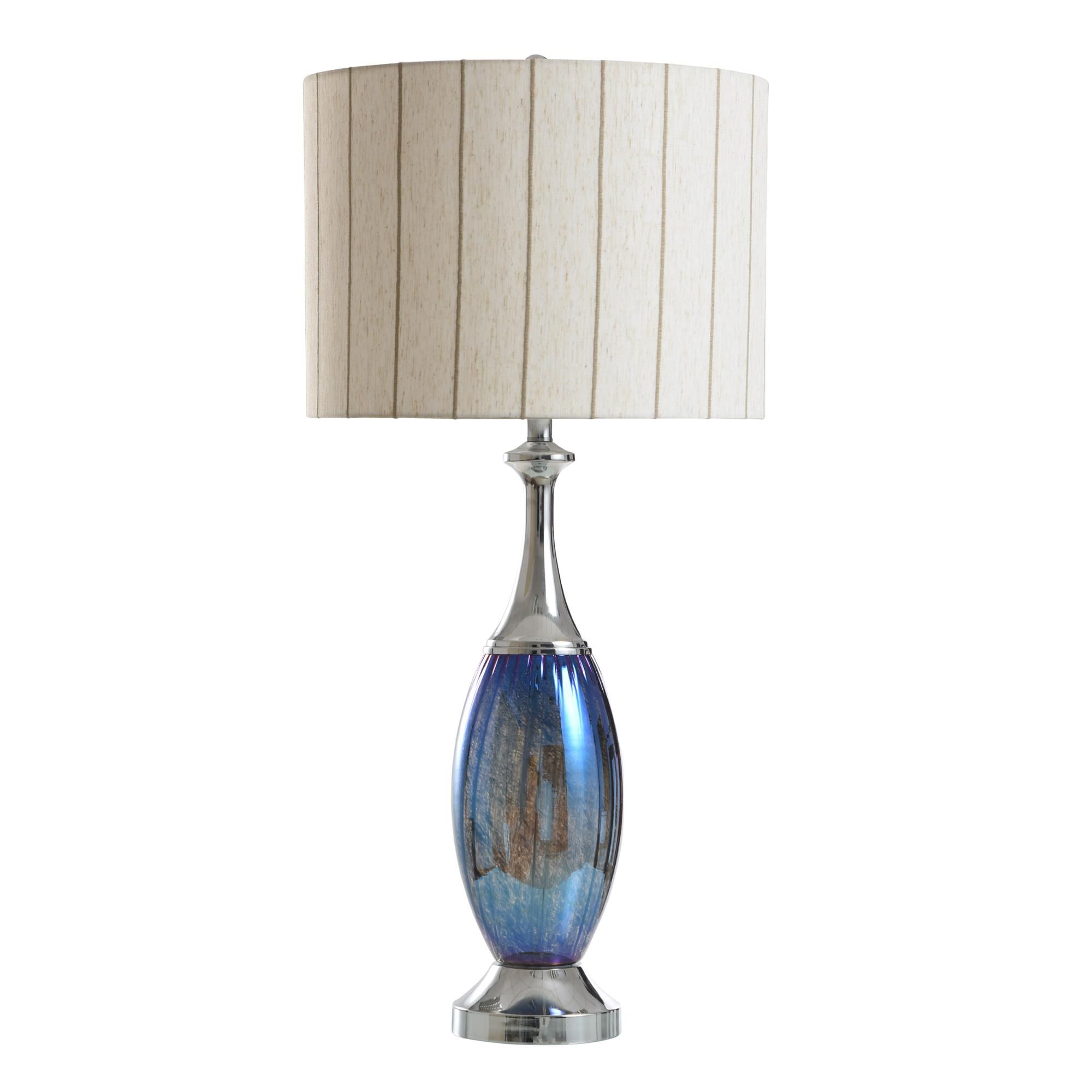 Shown in Blue finish and Oatmeal shade