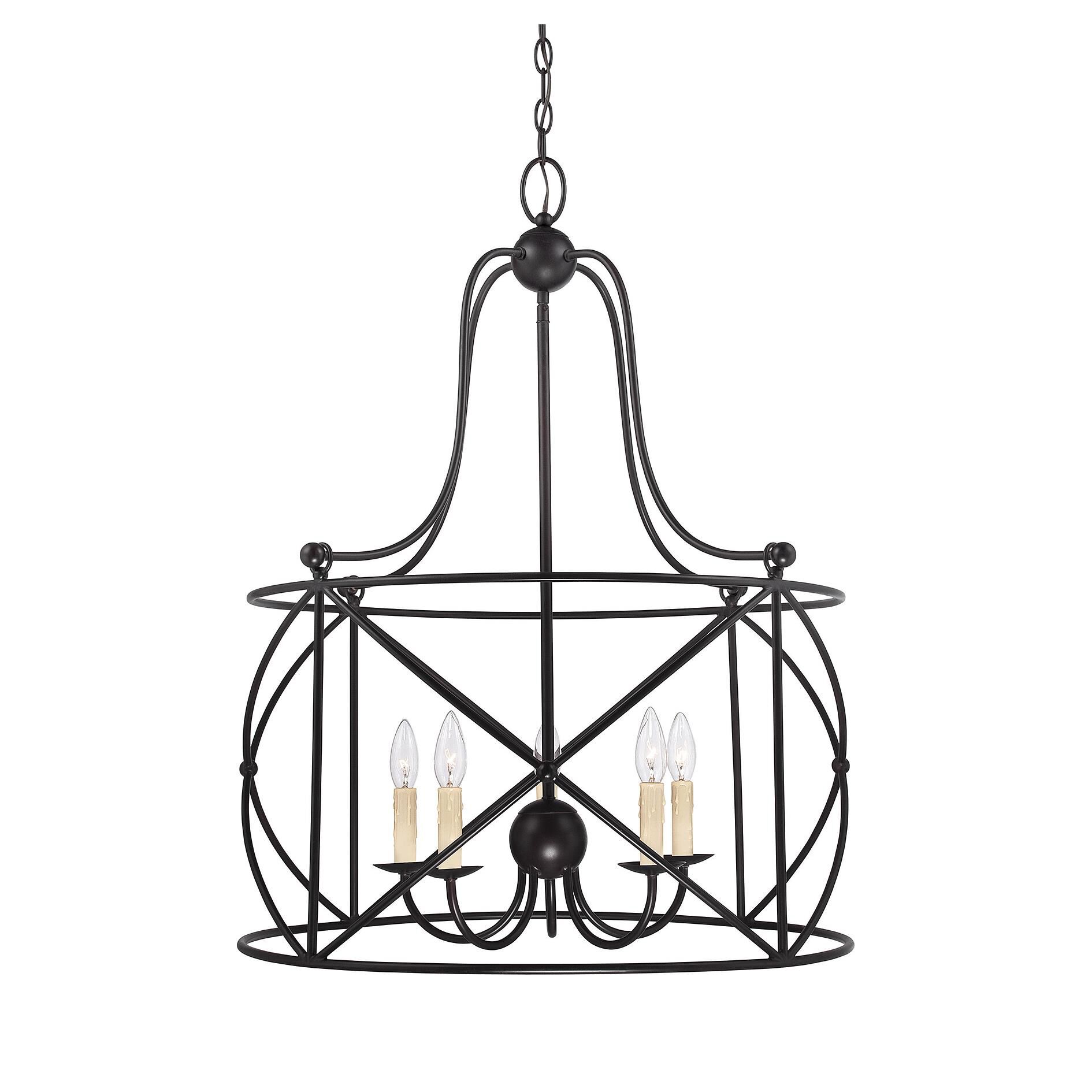 Seneca 25 Inch Cage Pendant by Savoy House