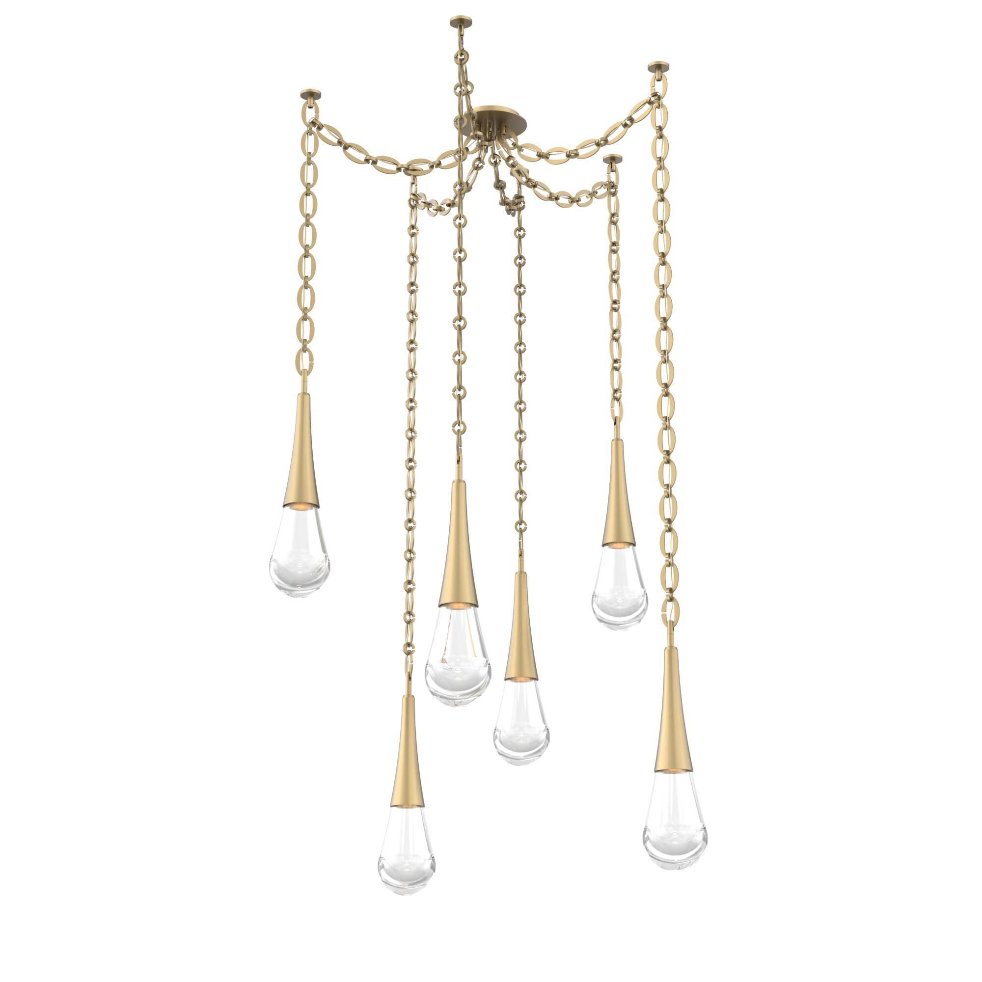 Levi Wilson Raindrop 14 Inch Multi Pendant Light by Hammerton Studio
