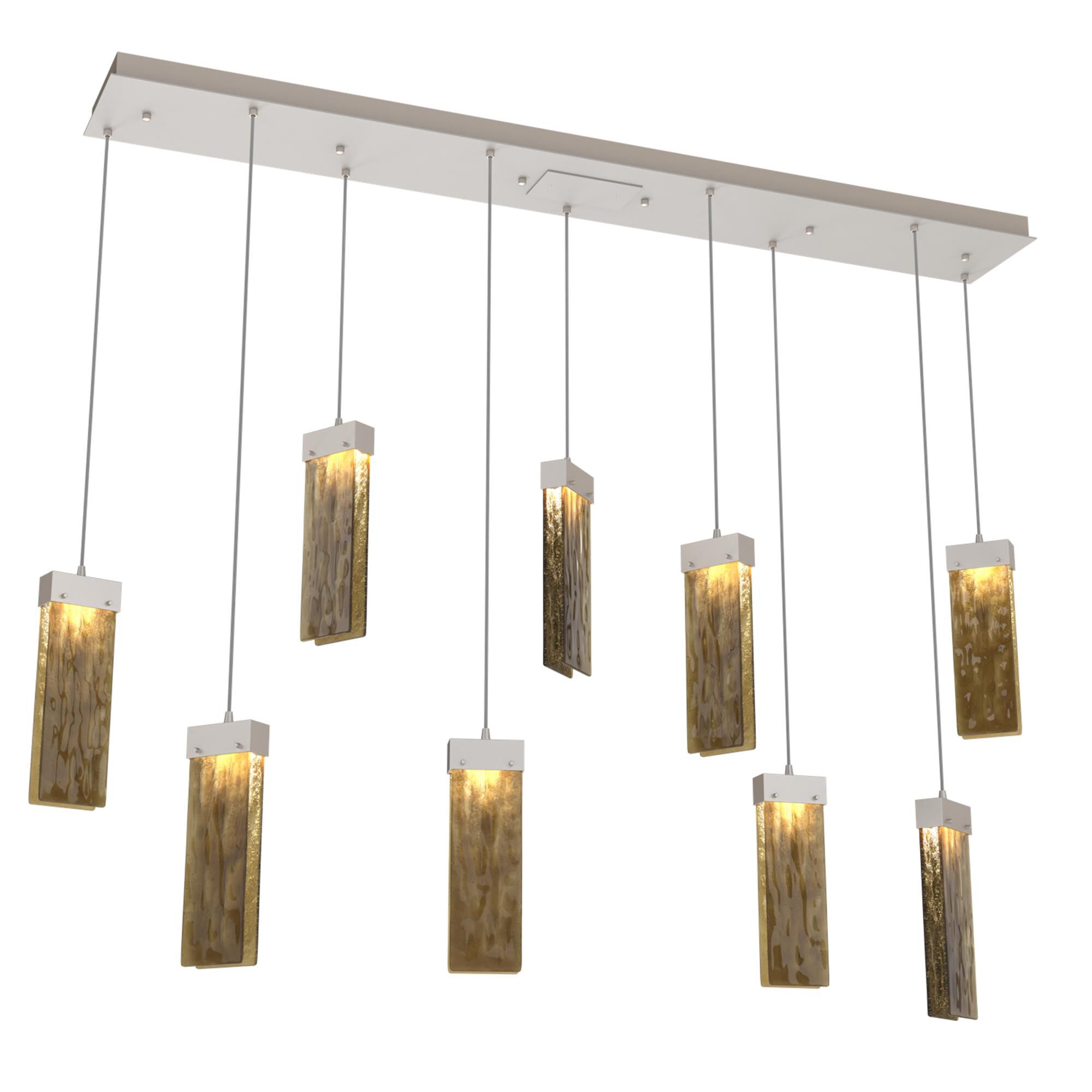 Shown in Metallic Beige Silver finish and Bronze Granite glass