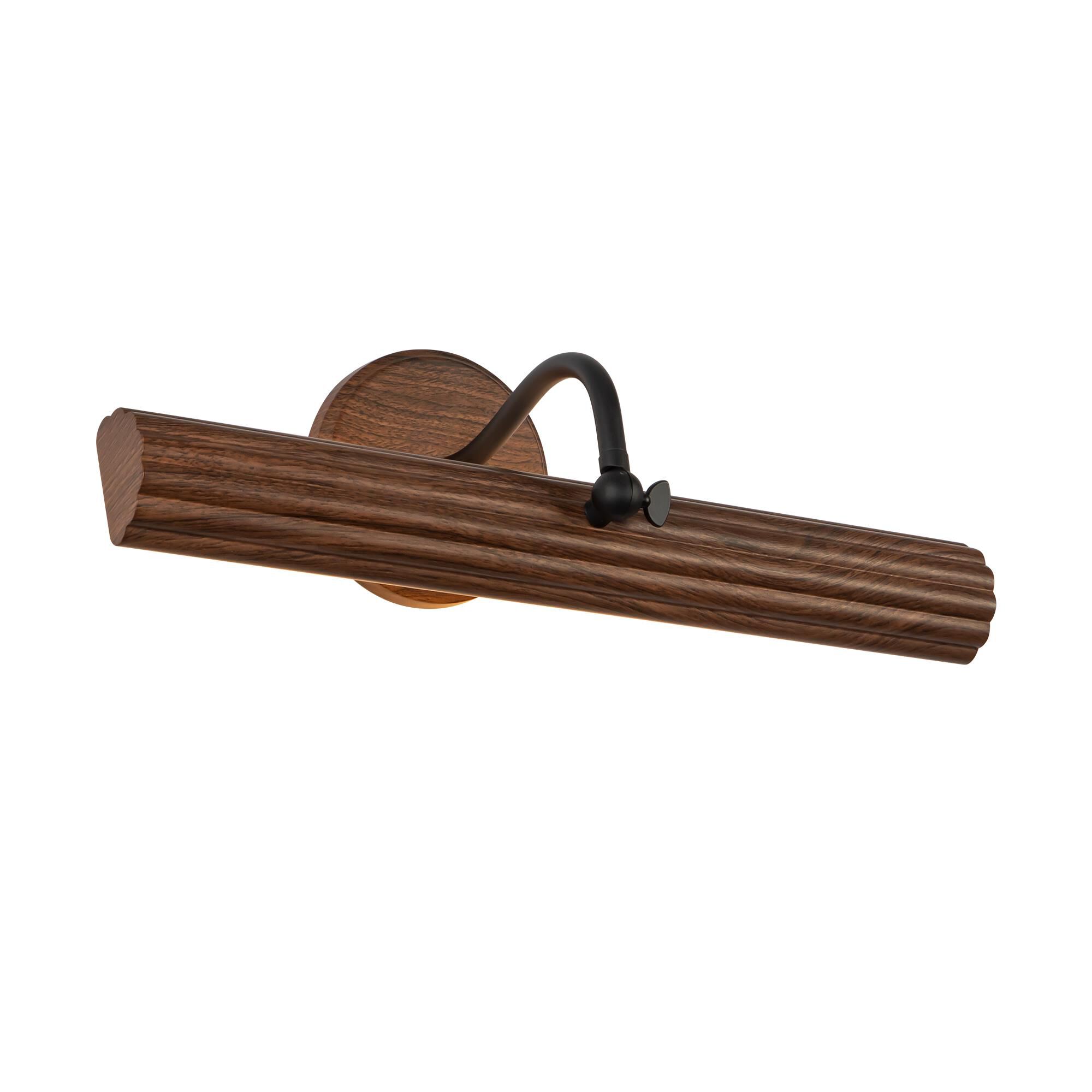 Shown in Walnut finish and Frosted Acrylic Diffuser glass and Aluminum shade