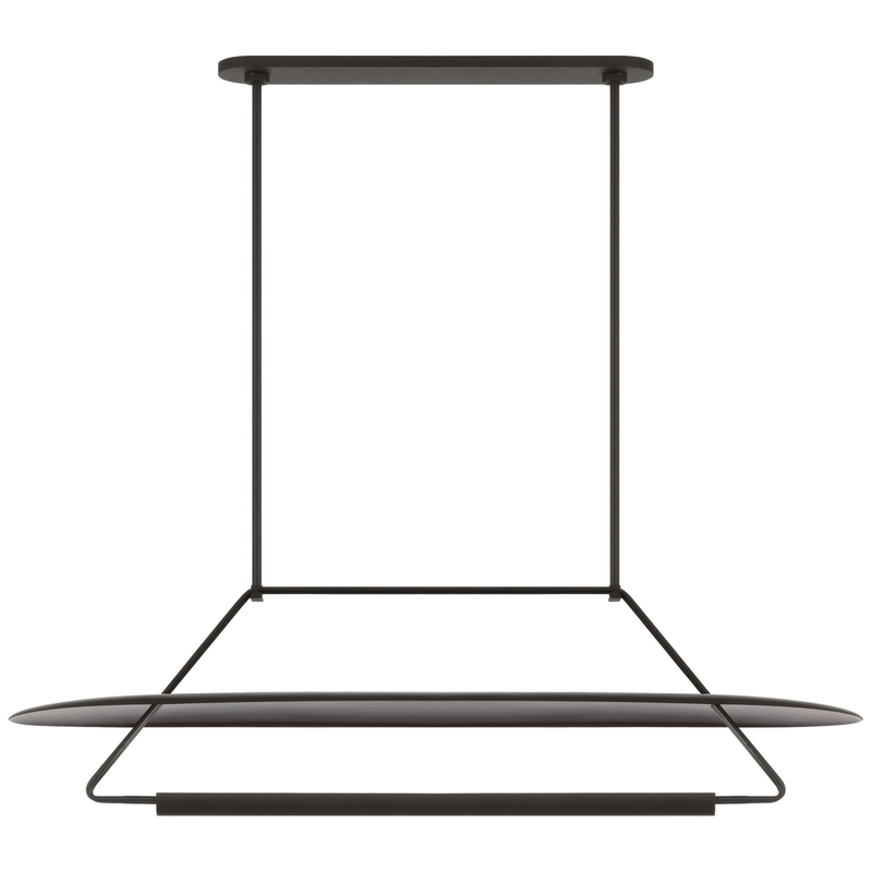 Visual Comfort Signature Collection Kelly Wearstler Teline 54 Inch LED Linear Suspension Light