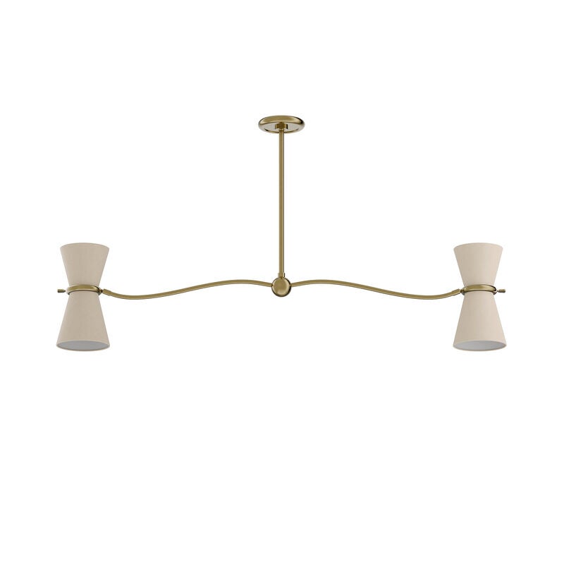 Gable Medium Linear Chandelier by Regina Andrew