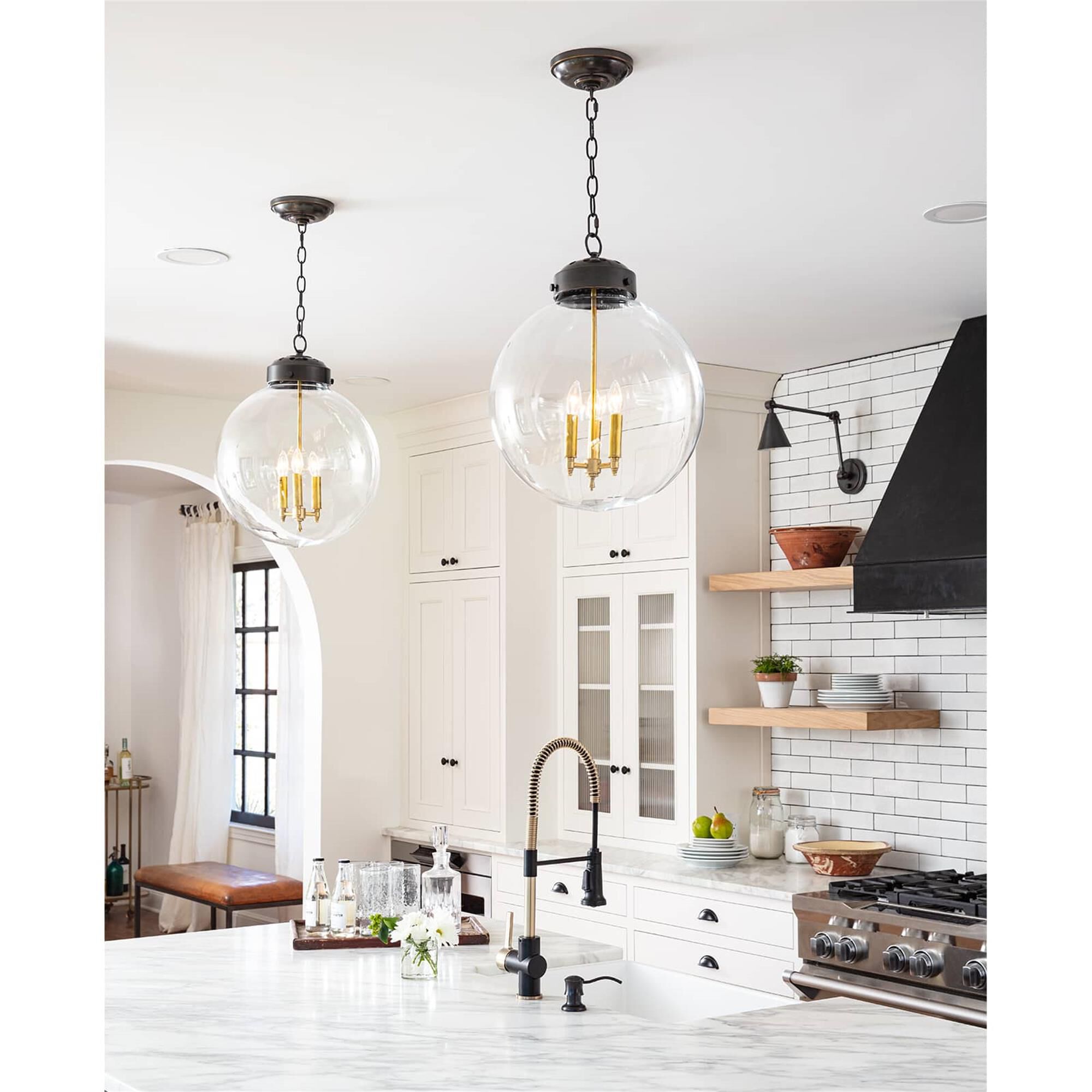 Shown in Oil Rubbed Bronze finish