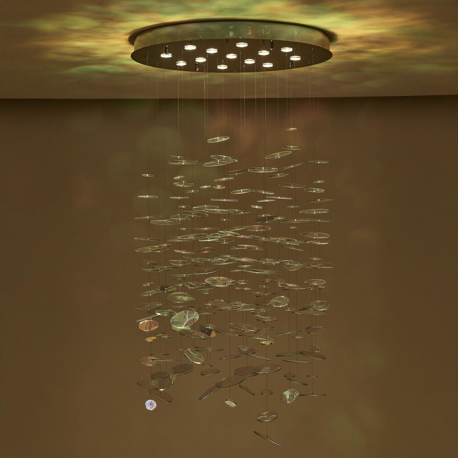 Spettro 36 Inch Multi Light Pendant by Kalco Lighting