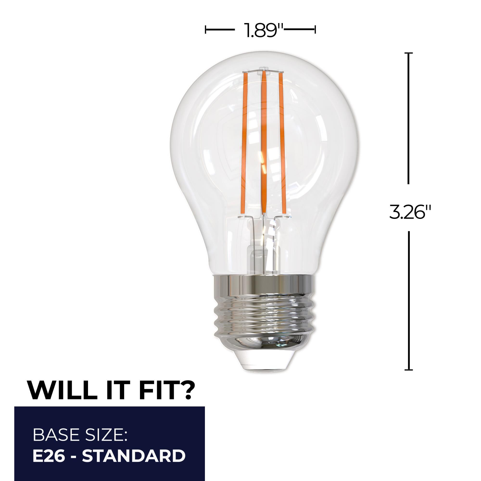 7 Watt 3000K A15 LED Light Bulb,
