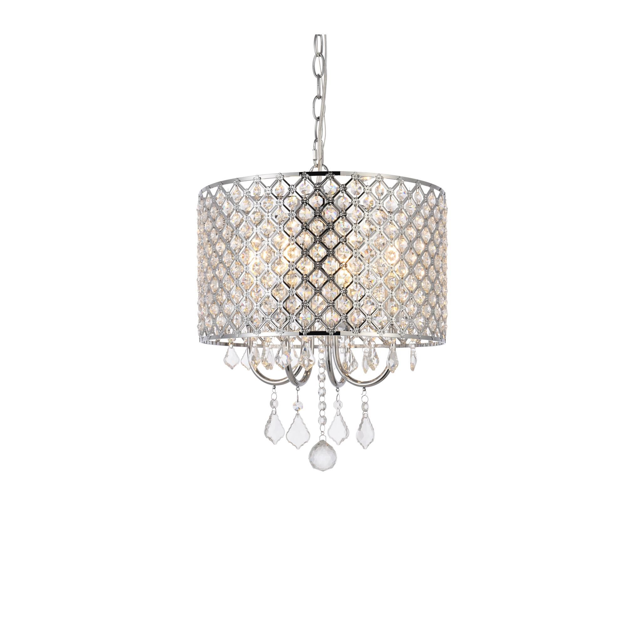 Elise 14 Inch 4 Light Mini Chandelier by Elegant Lighting