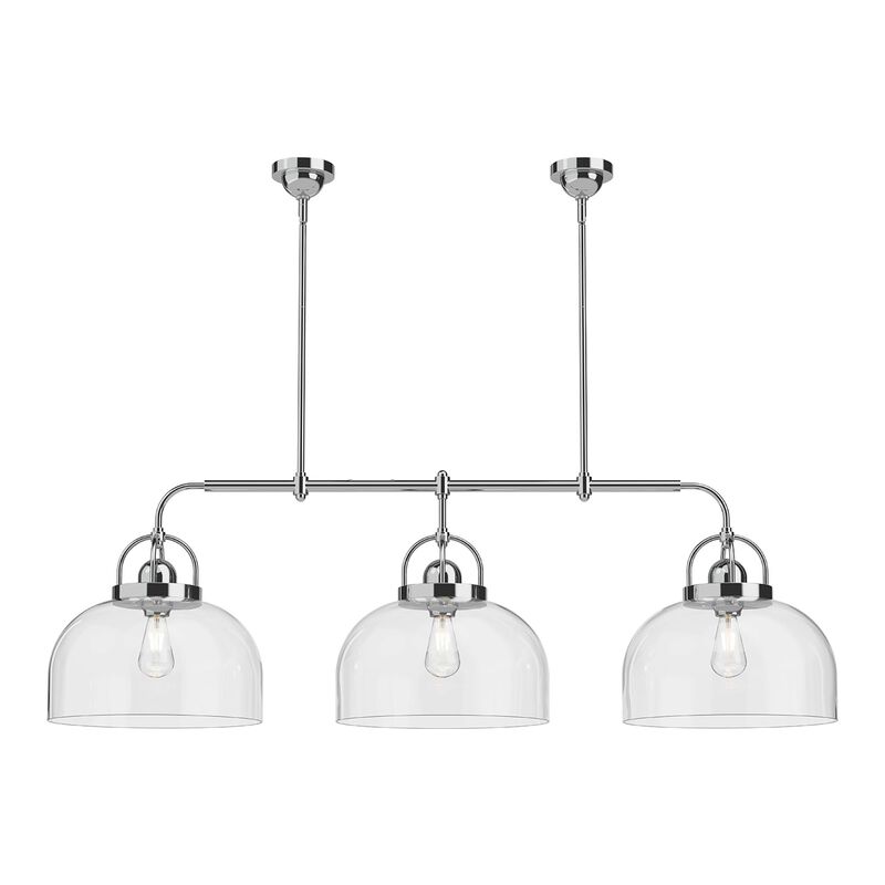 Lancaster Medium Linear Chandelier by Alora Mood
