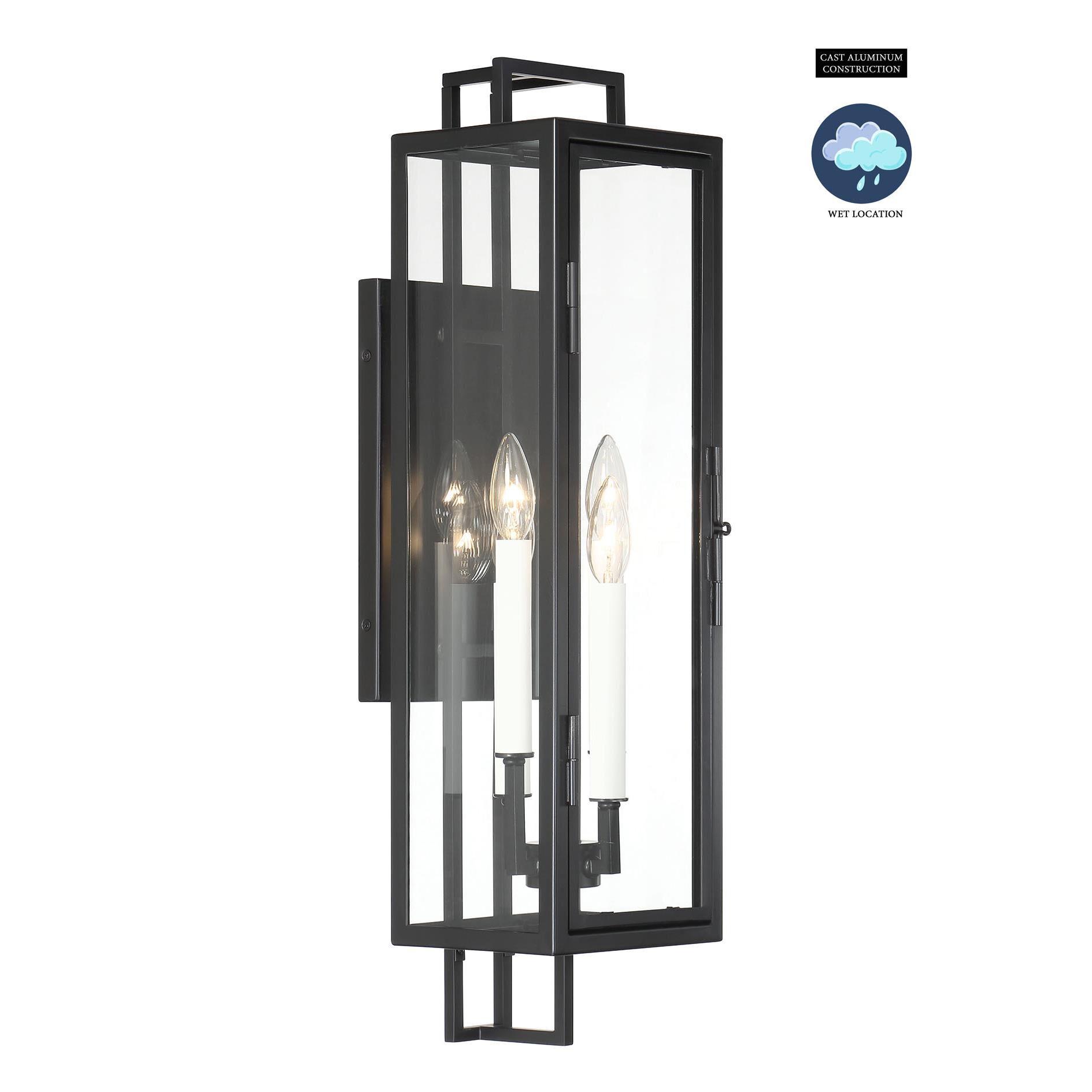 Knoll Road 27 Inch Tall 4 Light Outdoor Wall Light by Minka Lavery