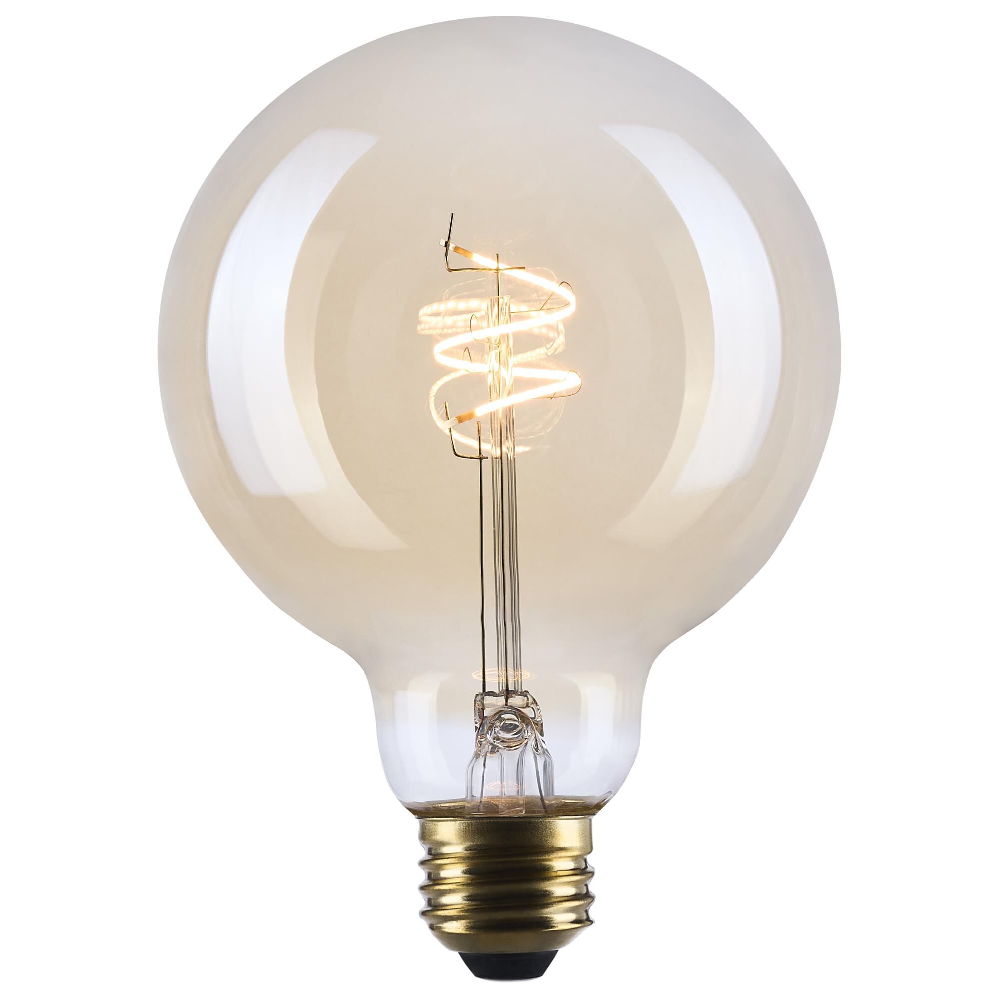 Dimmable 4 Watt 2000K G30 LED Light Bulb by Satco