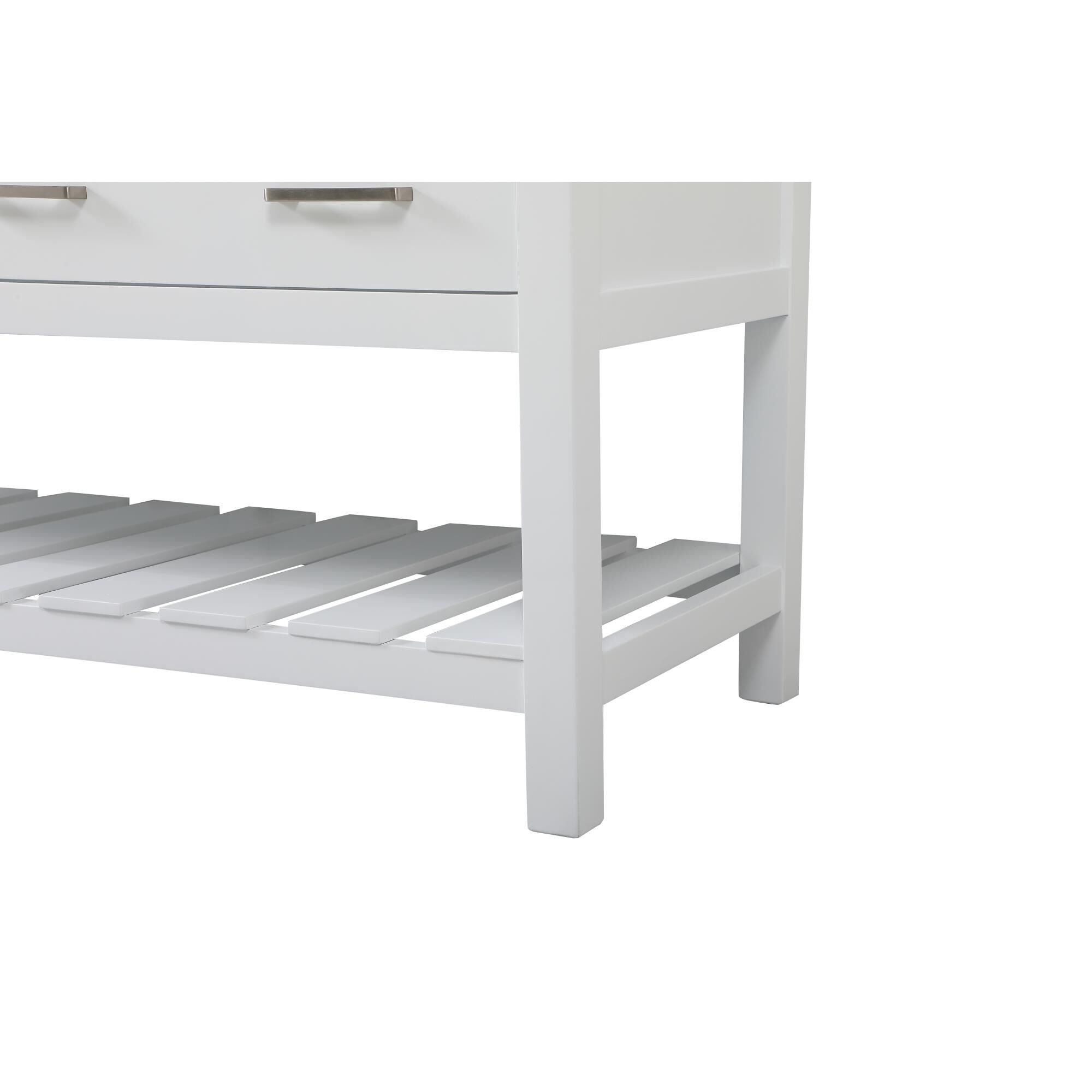 Shown in White finish