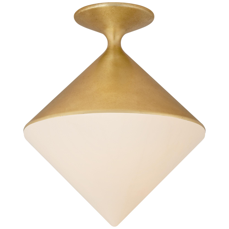 AERIN Sarnen 13 Inch 1 Light LED Semi Flush Mount by Visual Comfort Signature Collection