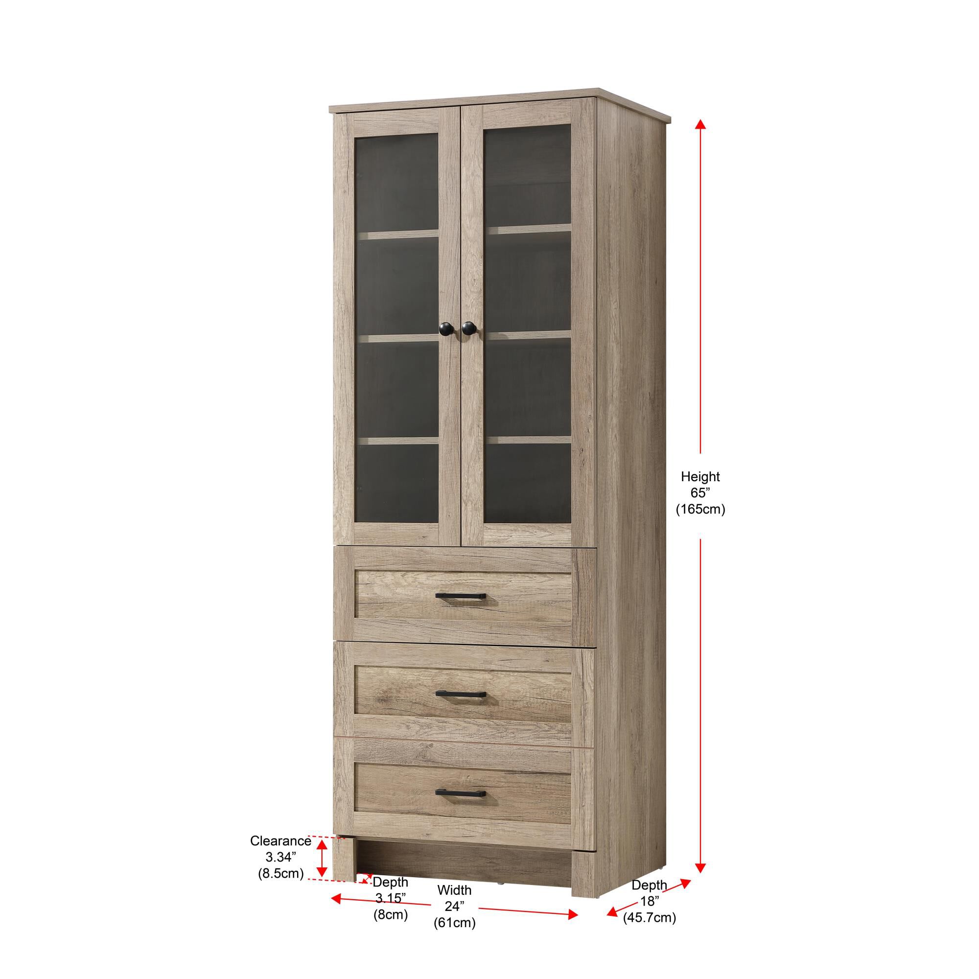 Soma 65 Inch Storage Cabinet by Elegant Decor