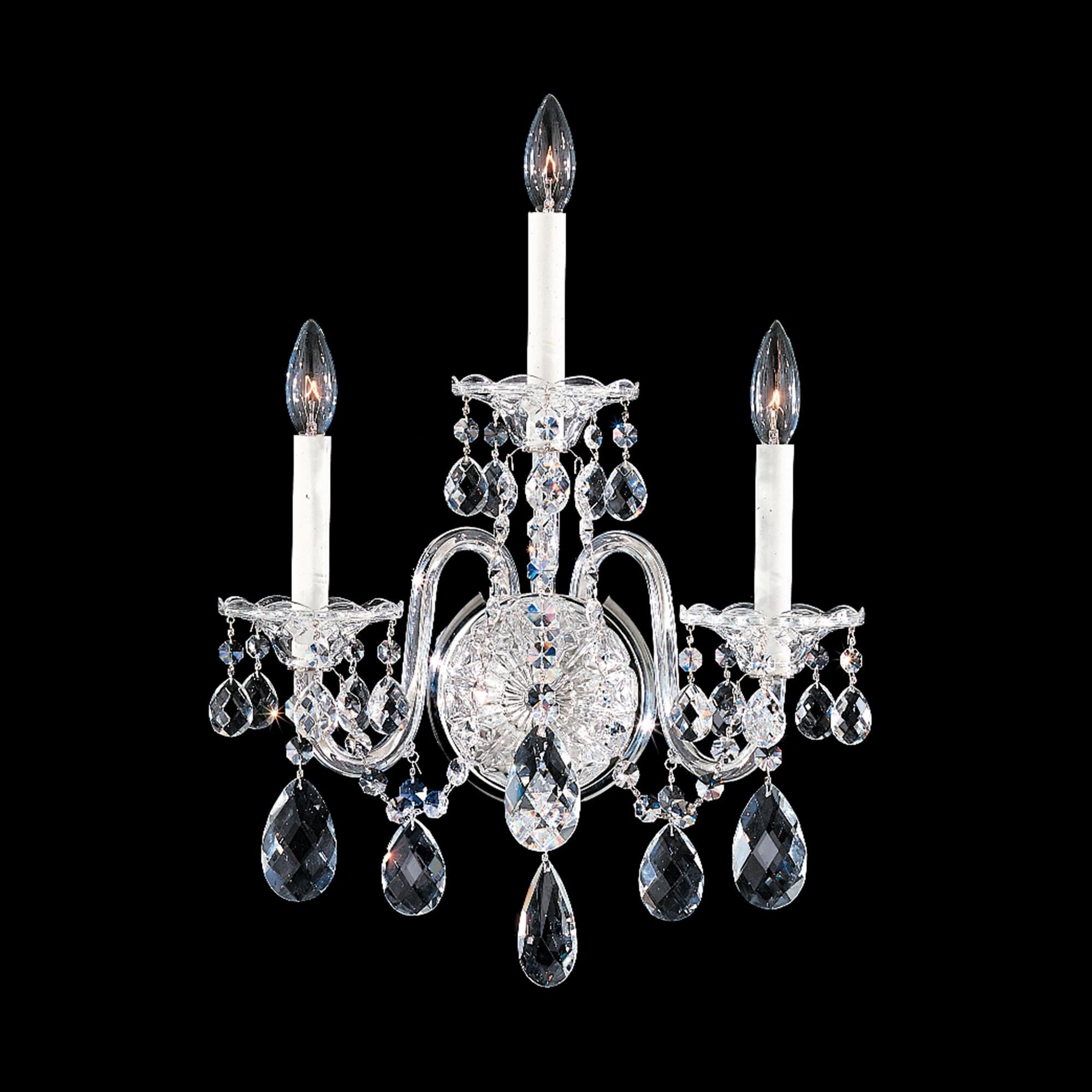 Shown in Silver finish and Clear Radiance crystal