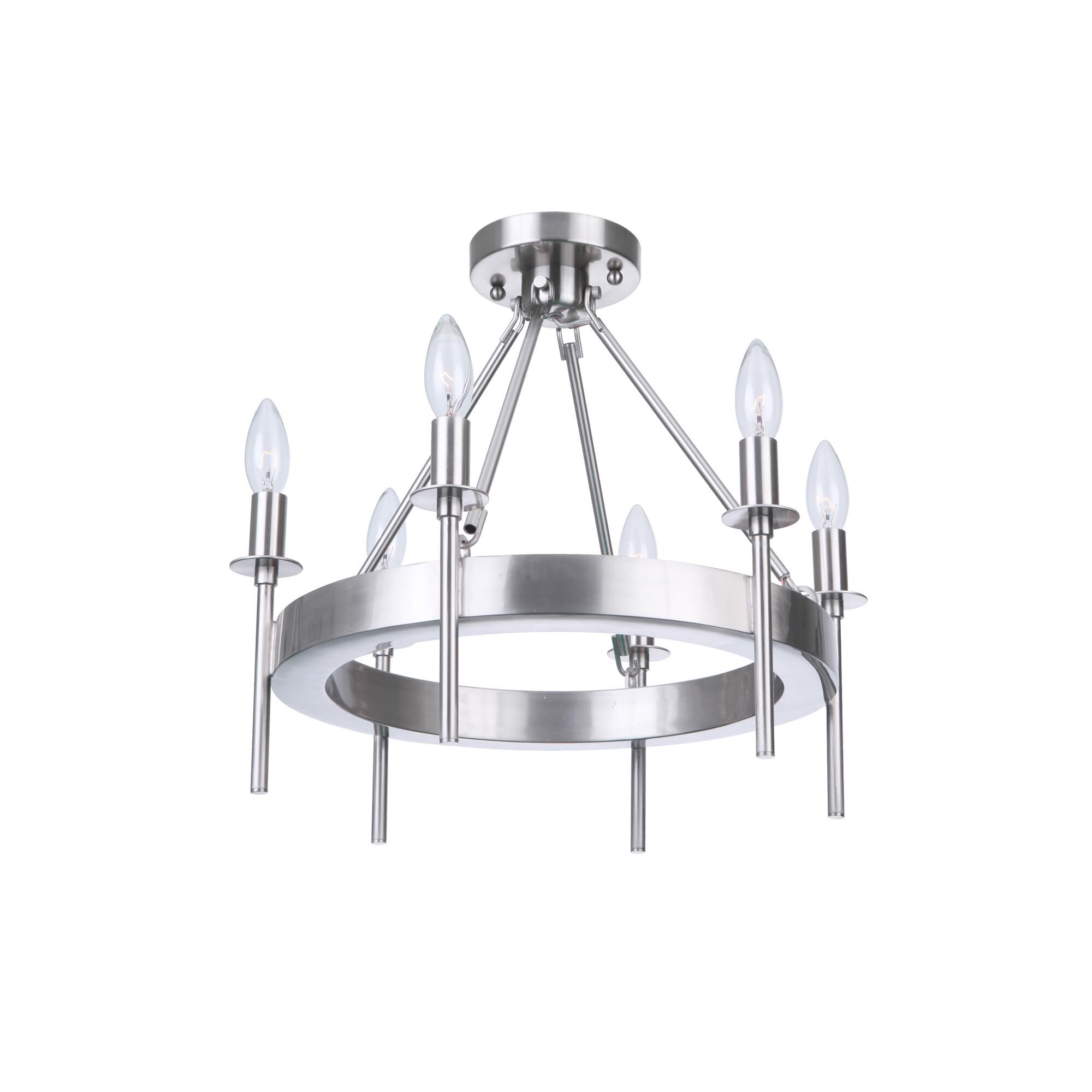 Shown in Brushed Polished Nickel finish