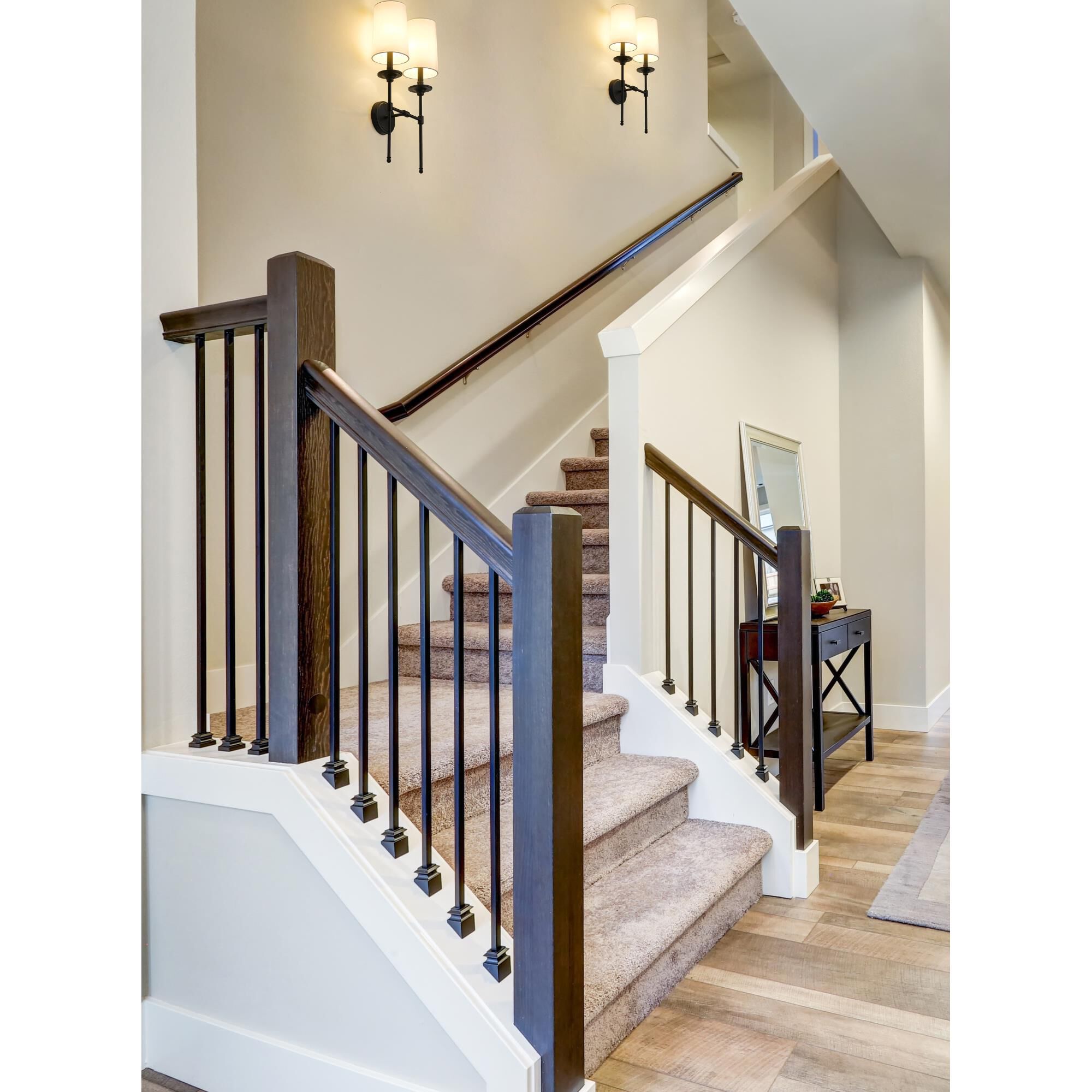 Shown in Matte Black finish and Cloth Cover shade