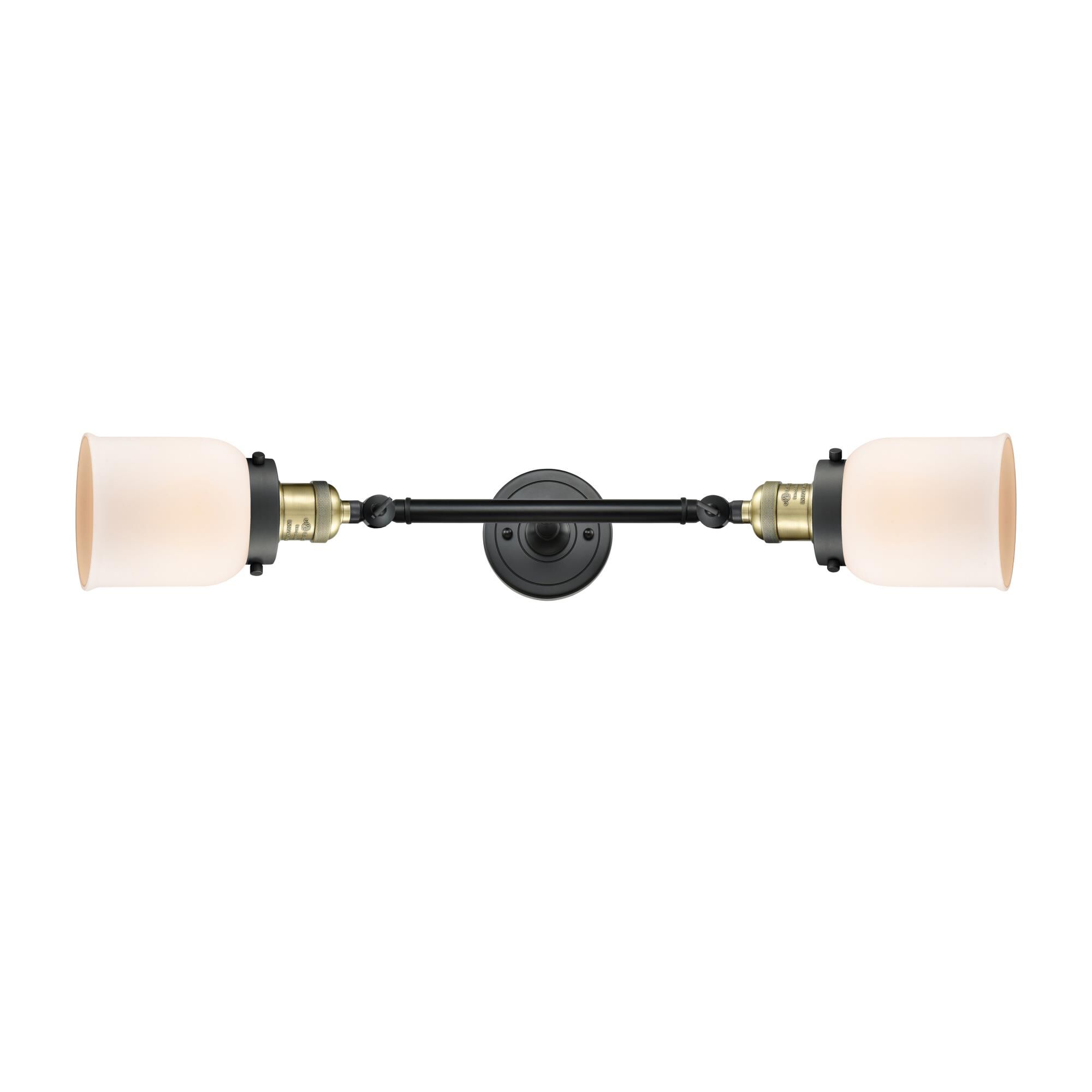 Bruno Marashlian Small Bell 16 Inch 2 Light Bath Vanity Light by Innovations Lighting