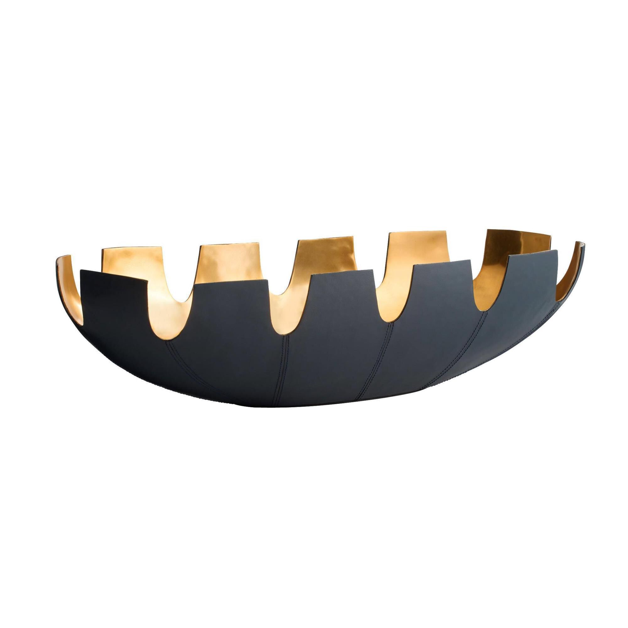 Shown in Navy and Antique Brass finish