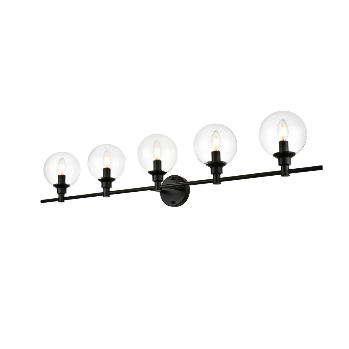 Jaelynn 47 Inch 5 Light Bath Vanity Light by Elegant Lighting