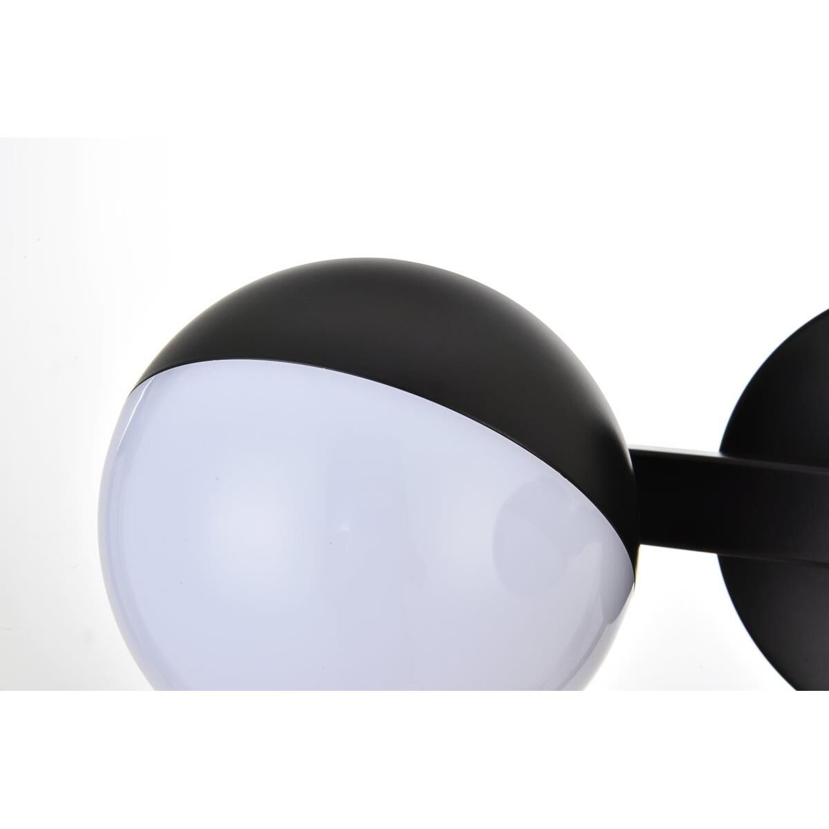 Shown in Black  finish and Frosted White Acrylic glass