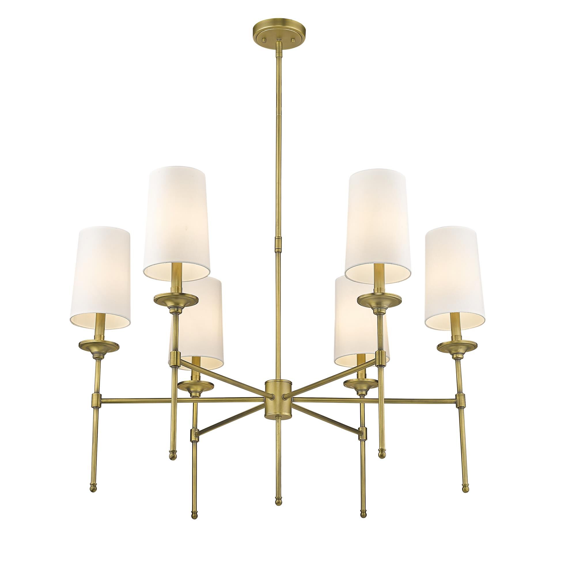 Shown in Rubbed Brass finish and Cloth Cover glass and Cloth Cover shade