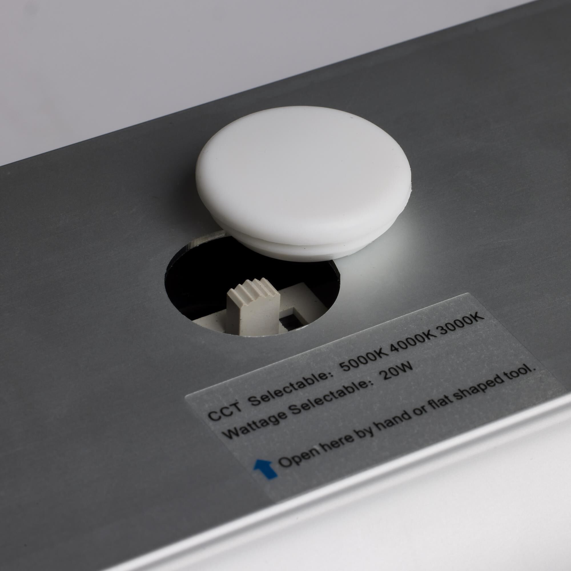 Shown in White And Gray finish