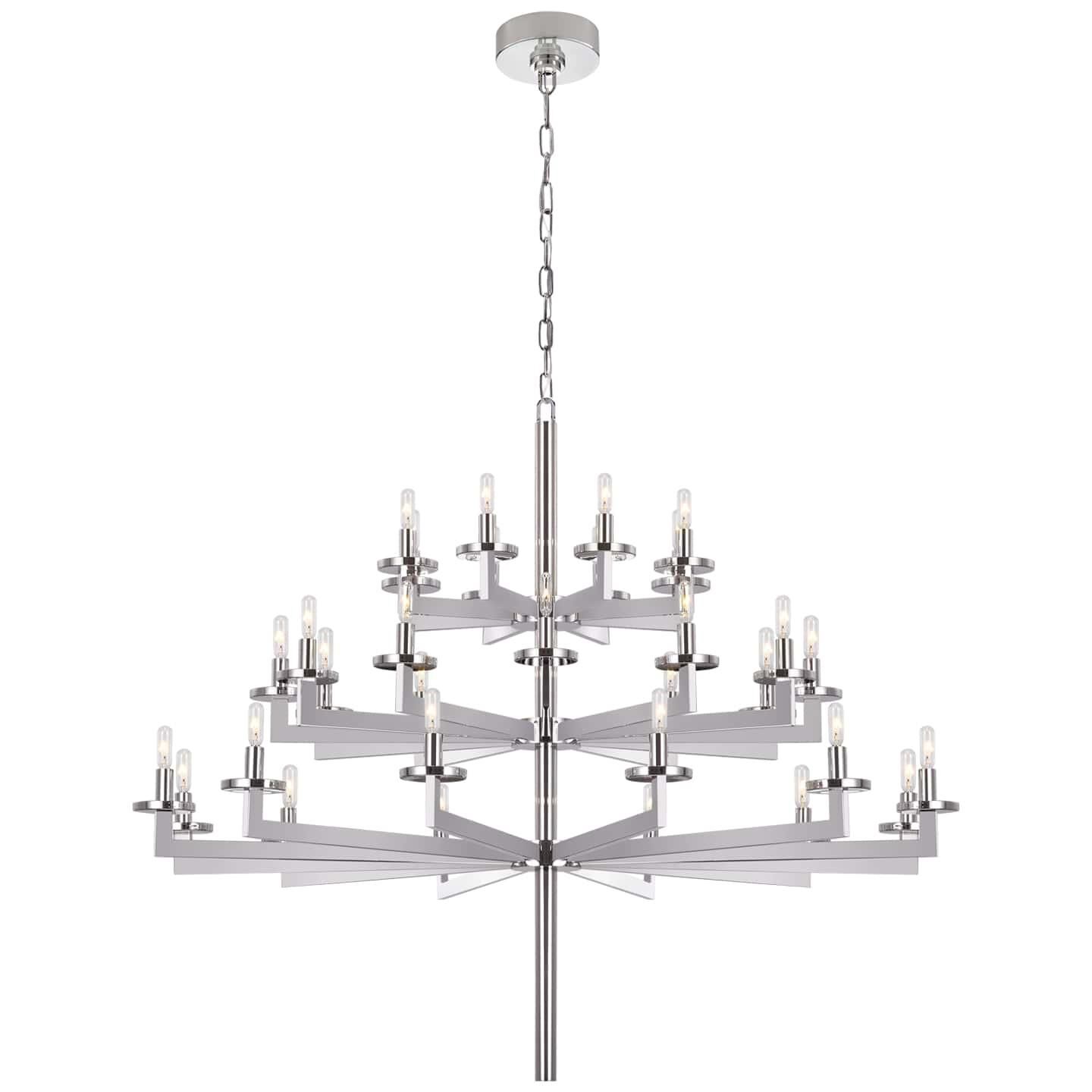 Kelly Wearstler Liaison 47 Inch 32 Light Chandelier by Visual Comfort Signature Collection