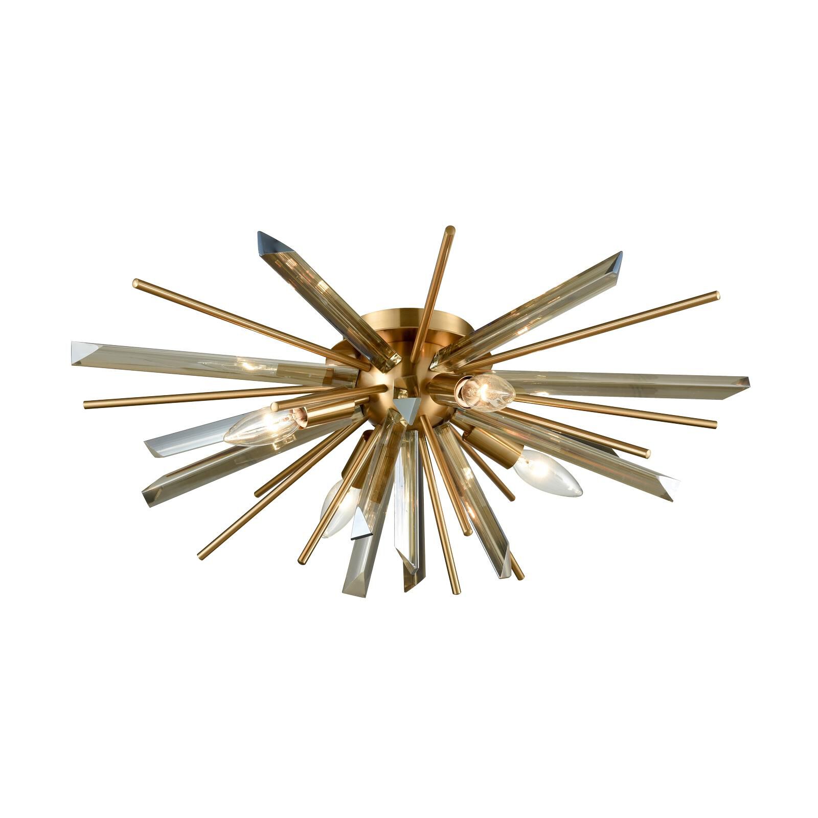 Shown in Antique Brass With Champagne Glass finish