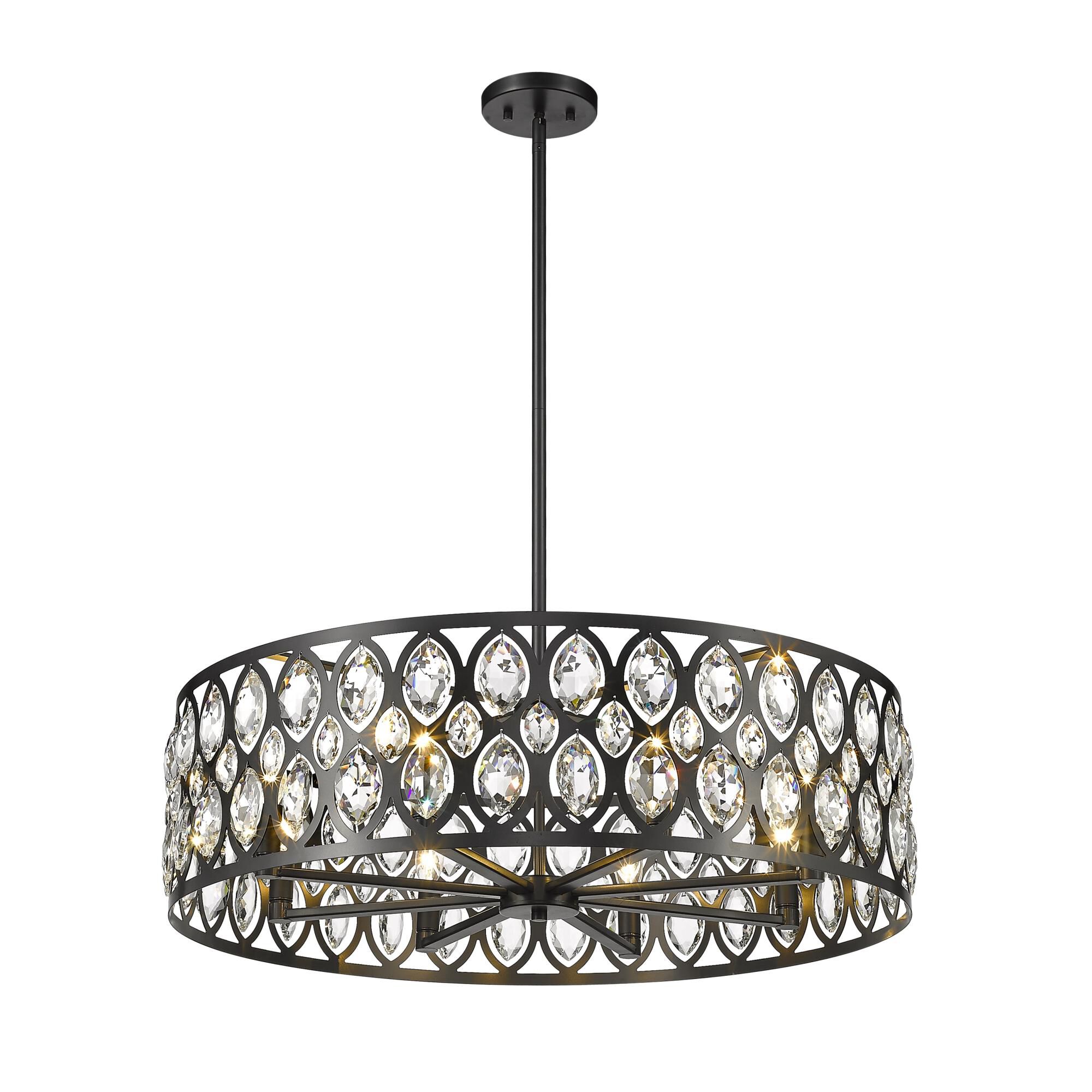 Dealey 30 Inch 8 Light Chandelier by Z-Lite