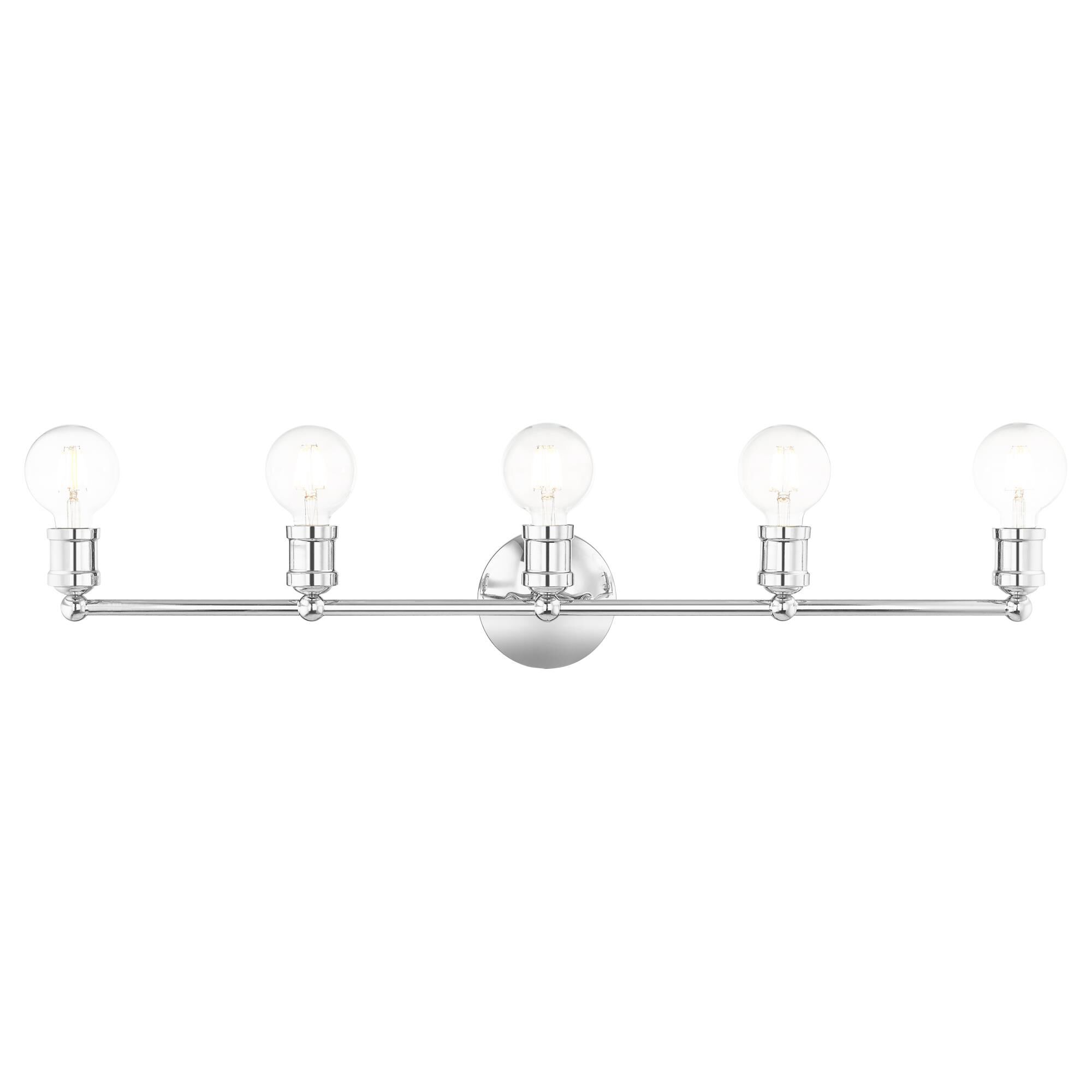Lansdale 33 Inch 5 Light Bath Vanity Light by Livex Lighting