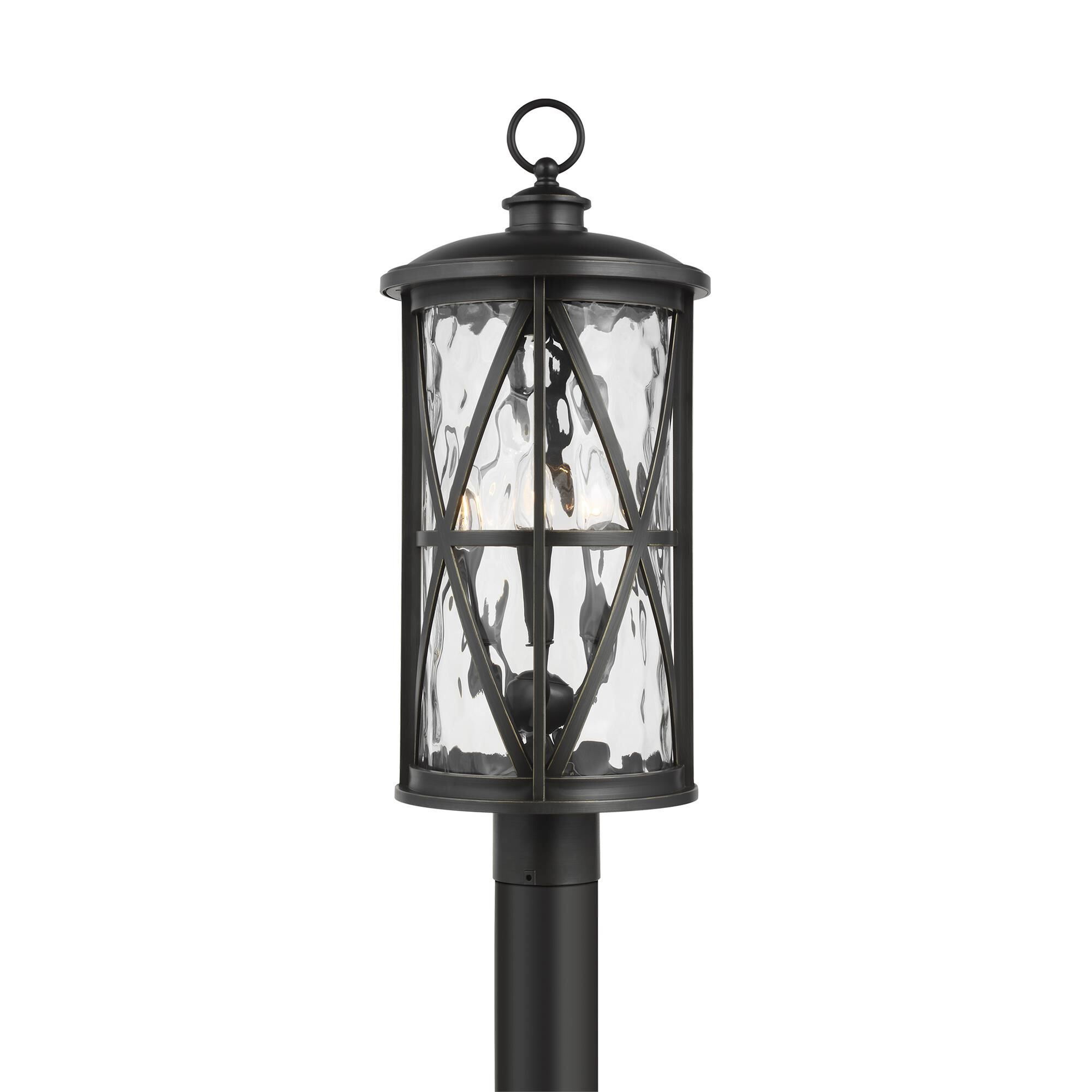 Shown in Antique Bronze finish and Water glass