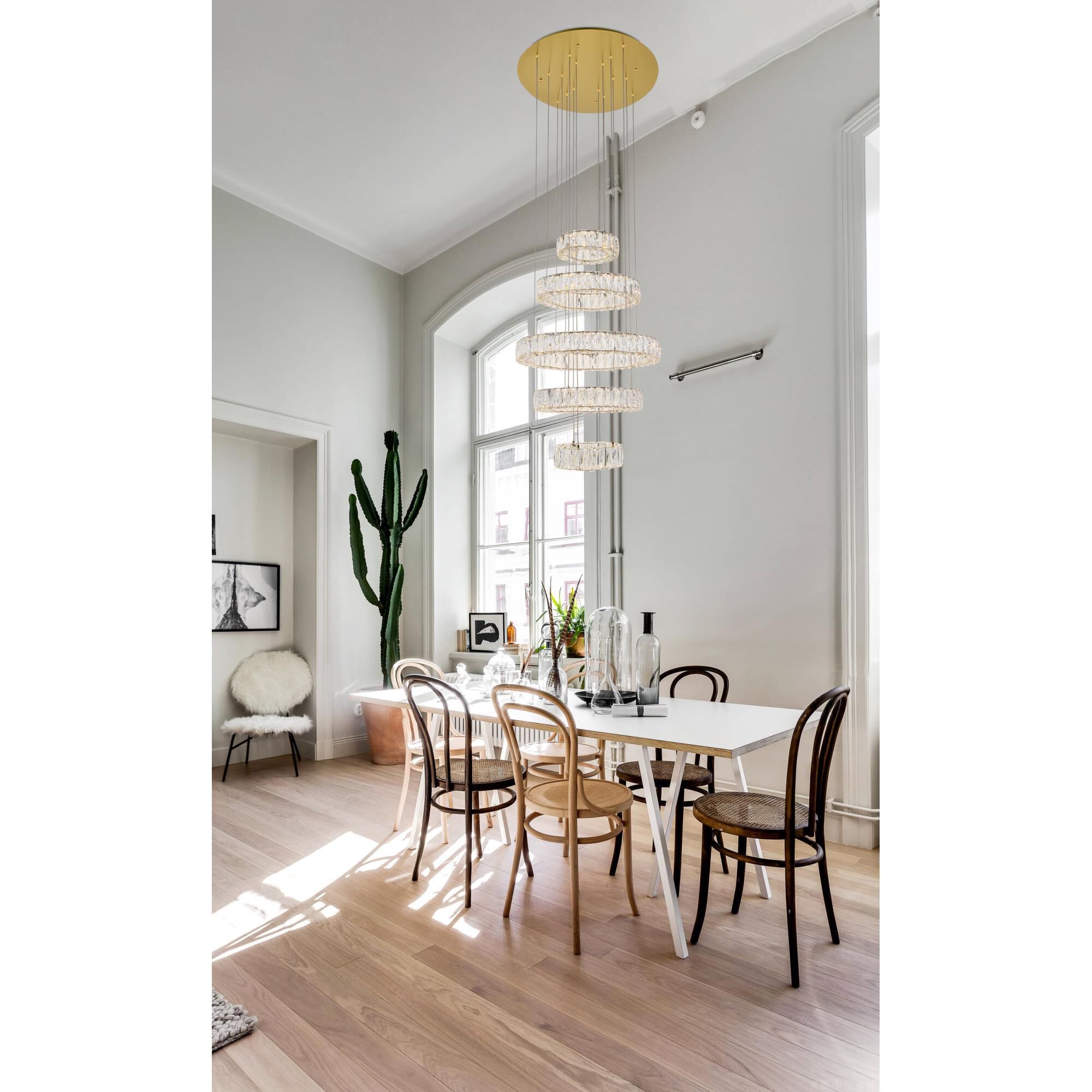 Monroe Chandelier by Elegant Lighting