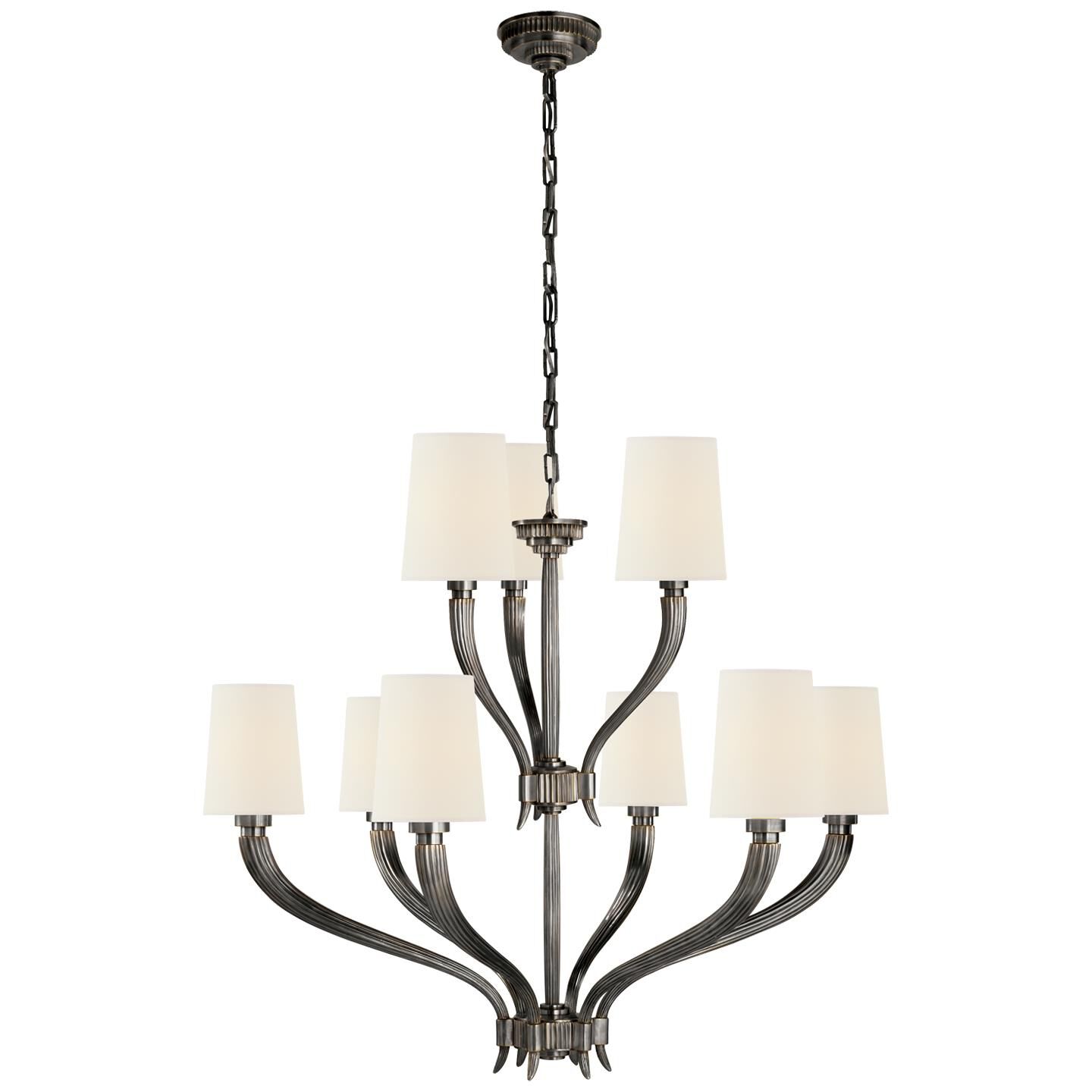 Chapman & Myers Ruhlmann 35 Inch 9 Light Chandelier by Visual Comfort Signature Collection