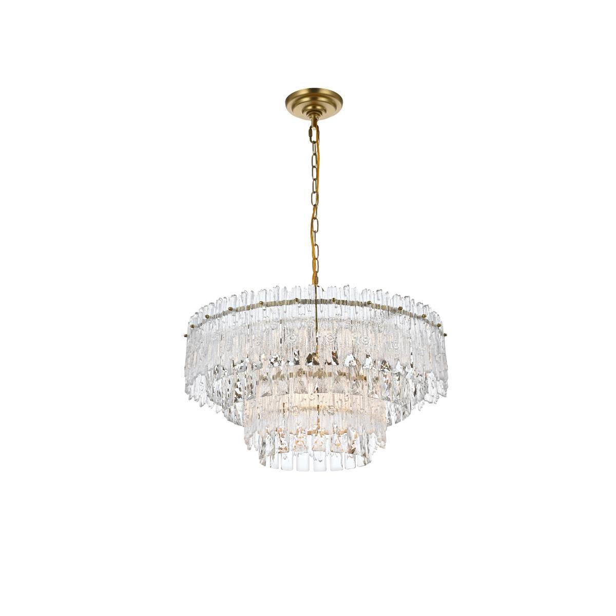 Emilia 21 Inch Large Pendant by Elegant Lighting