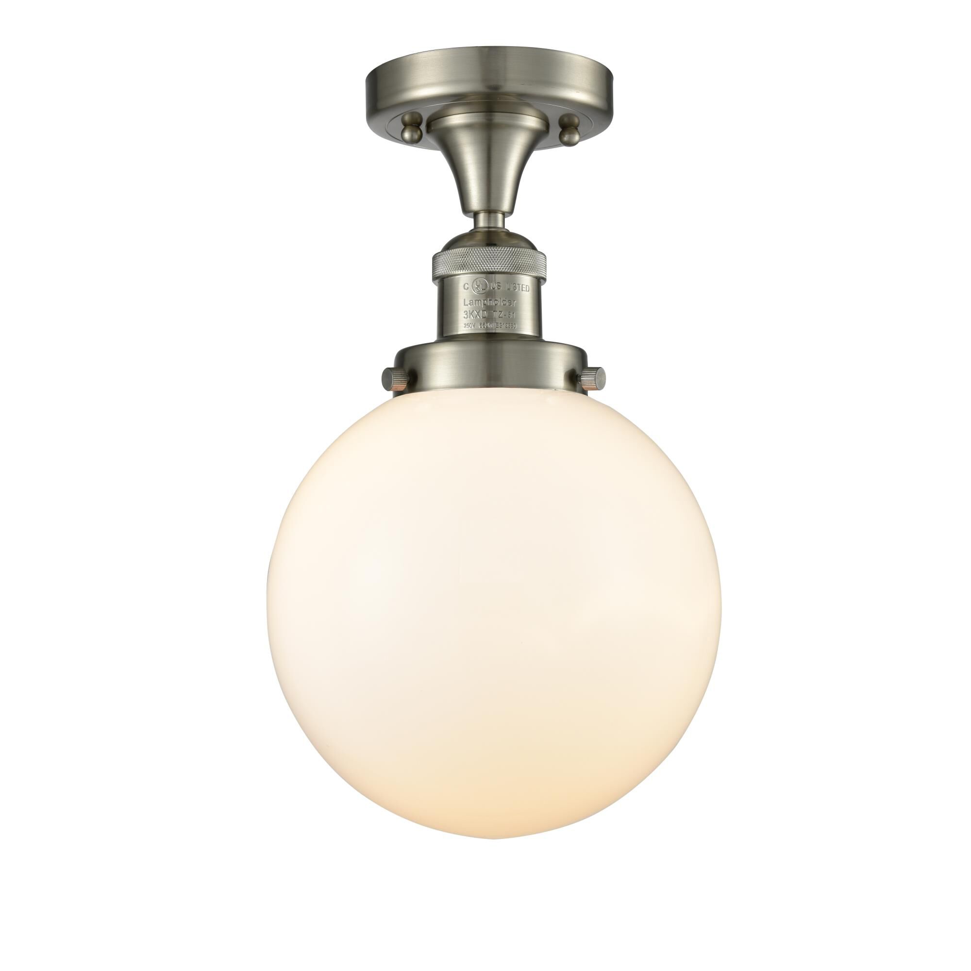 Bruno Marashlian Beacon 8 Inch 1 Light Semi Flush Mount by Innovations Lighting