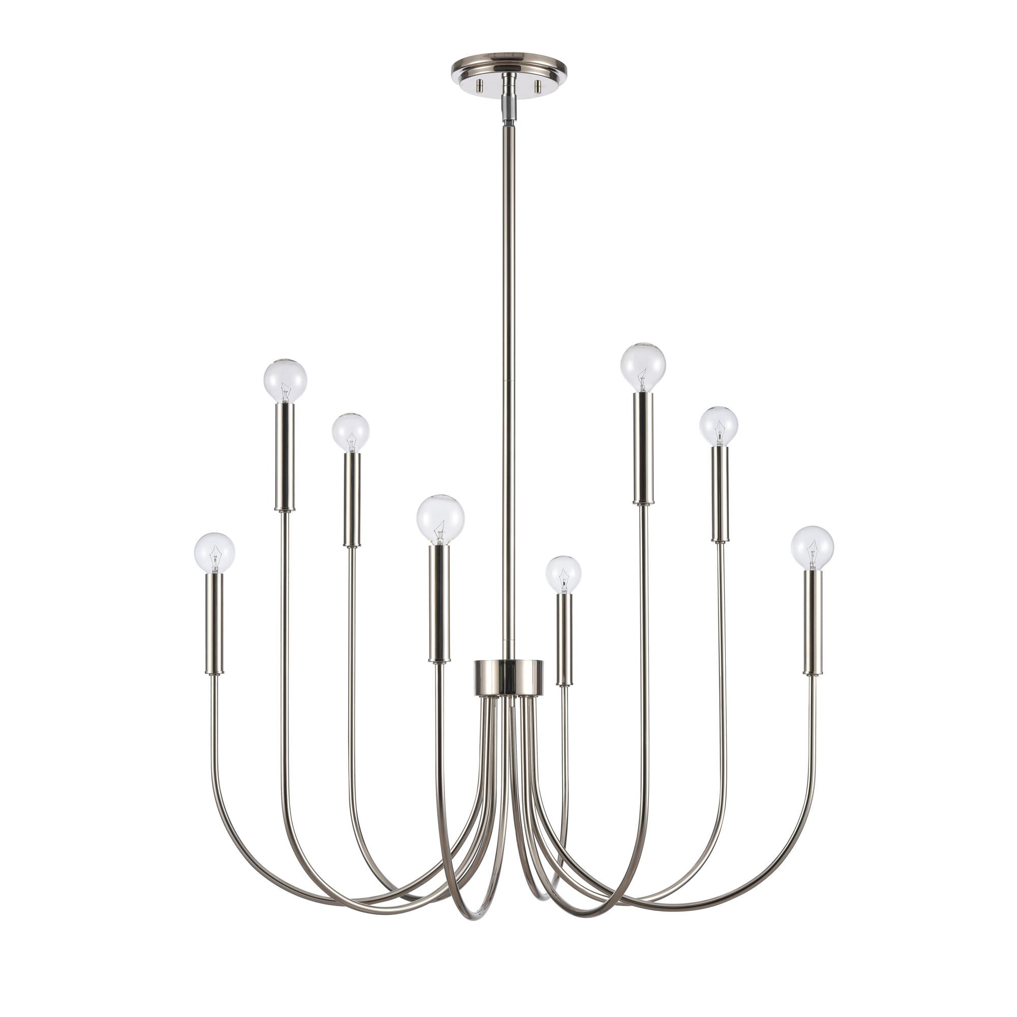 Ulla 28 Inch 8 Light Chandelier by ELK Lighting