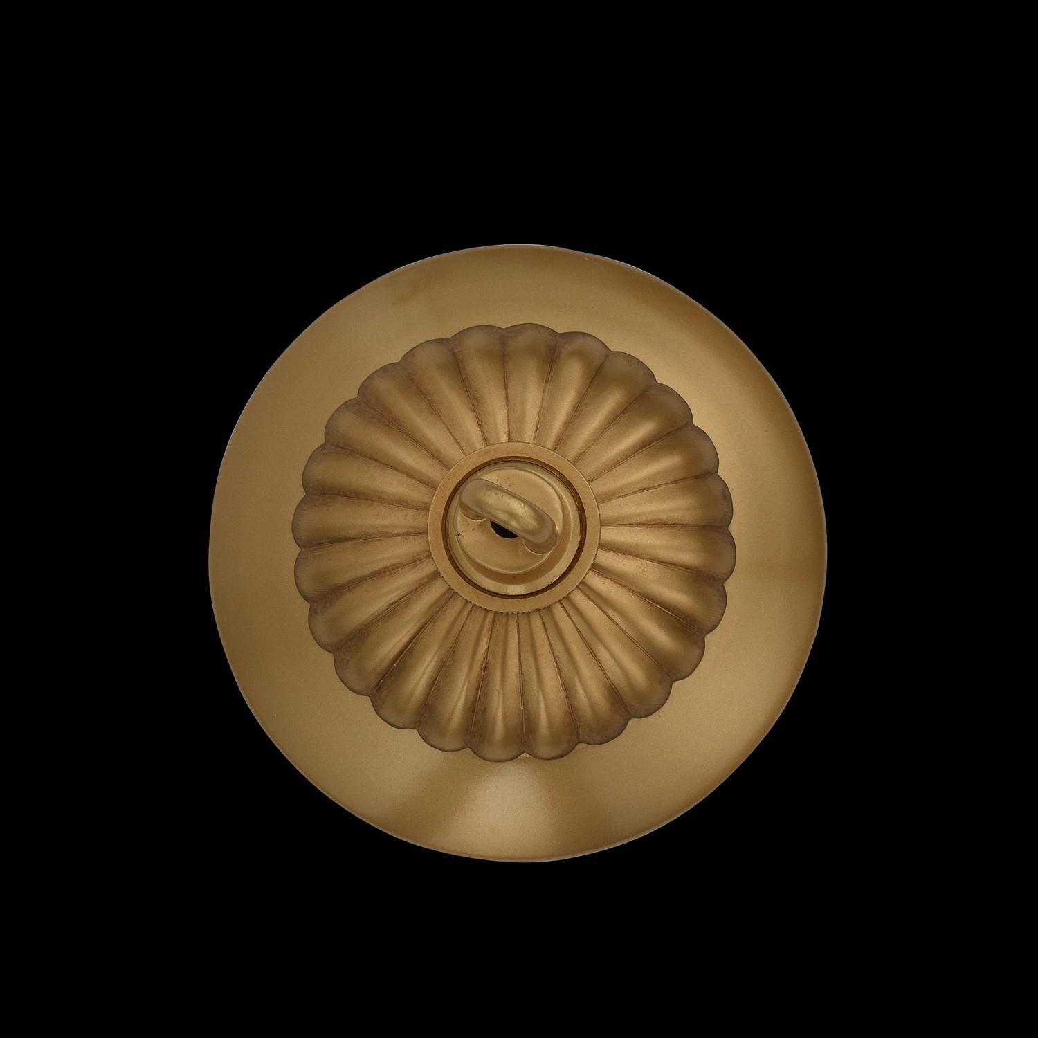 Shown in Gold Patina finish and Firenze Clear crystal