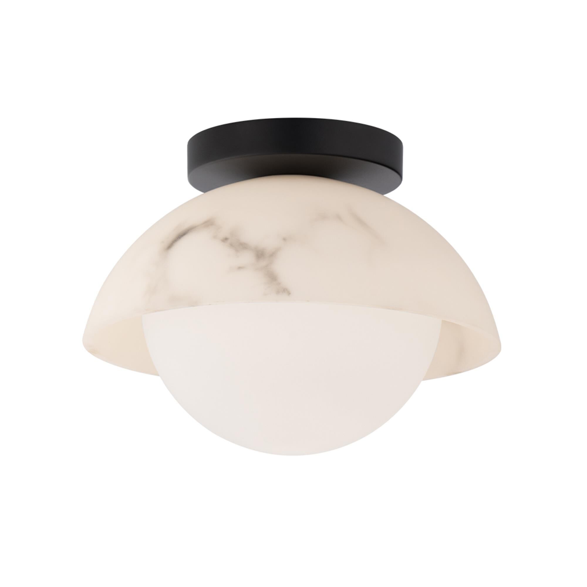 Moonstone 9 Inch 1 Light Semi Flush Mount by dweLED